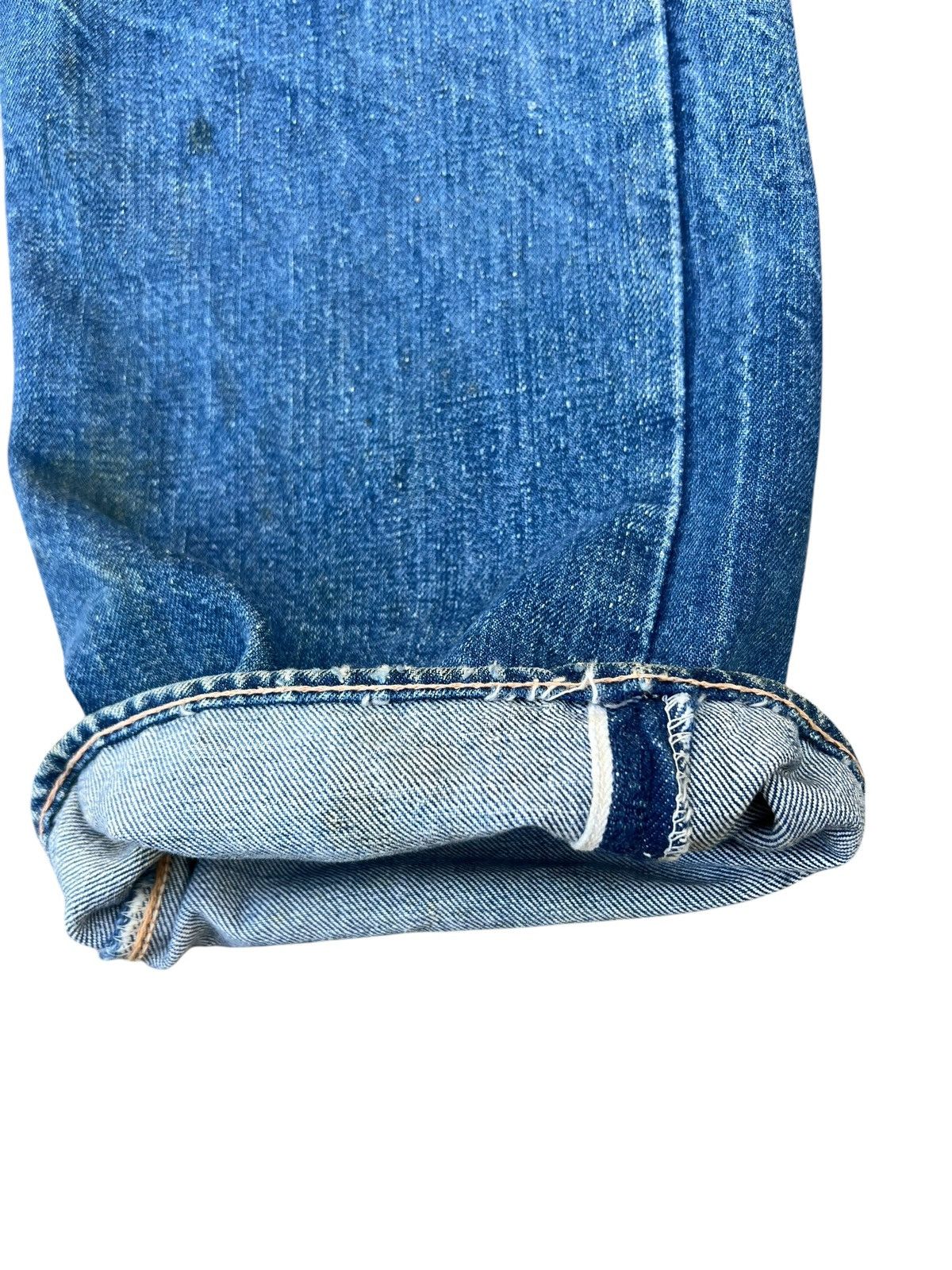 Vintage RARE! Vintage 60s Canton Fade Dirty Denim Selvedge Jeans Size US 36 / EU 52 - 12 Thumbnail