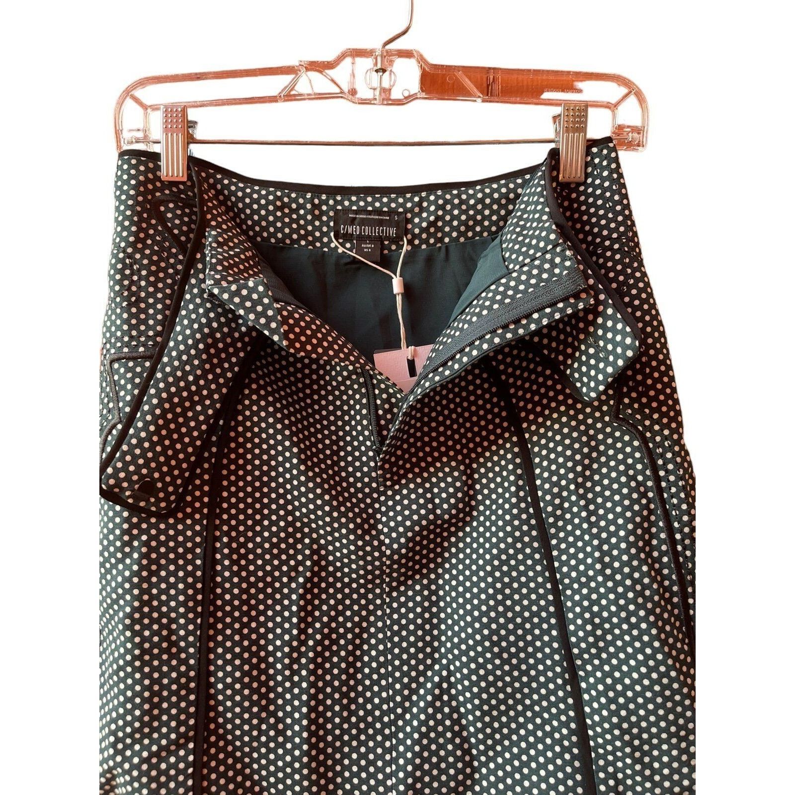 Other C/MEO COLLECTIVE Long Lasting Skirt In Forest Spot Sz: 6 NWT Size 28" / US 6 / IT 42 - 7 Thumbnail