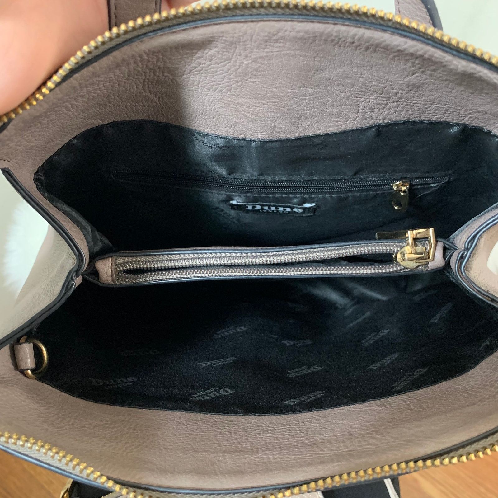 Dune London Dune London Womens Backpack Brown Faux Leather with Wallet Size ONE SIZE - 3 Thumbnail