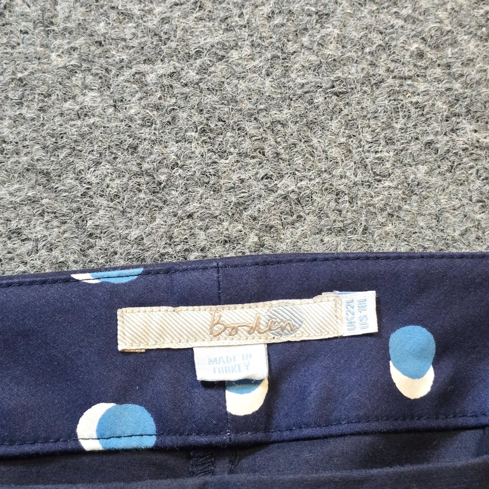 Boden Boden Pants Womens 18 Long Blue Chino Pockets High Rise Capsule Career Casual Mens Size 40" / US 18 - 4 Thumbnail