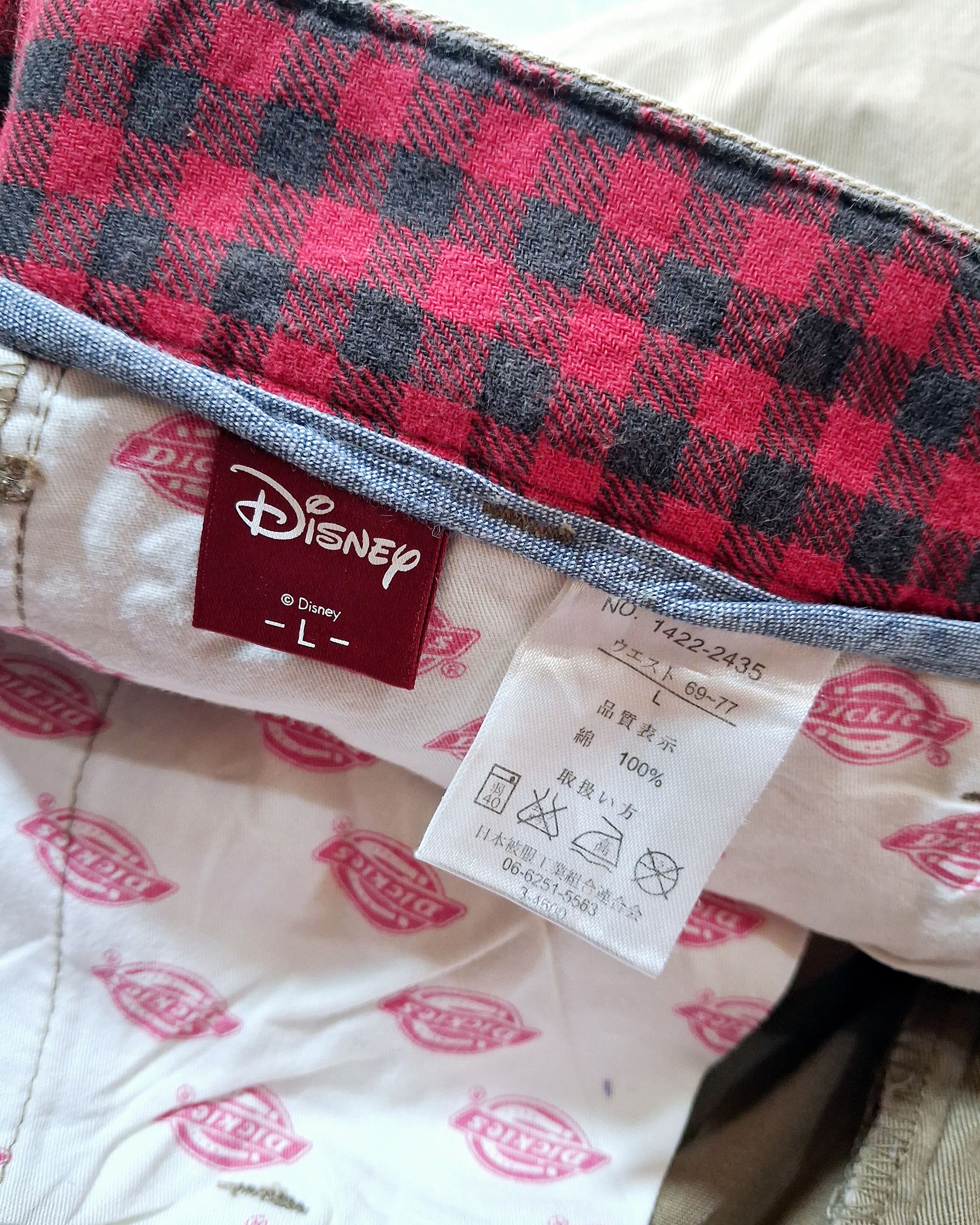 Dickies DICKIES DISNEY MICKEY MOUSE PLEATED PANTS BUCKLE BACK Size 30" / US 8 / IT 44 - 7 Thumbnail