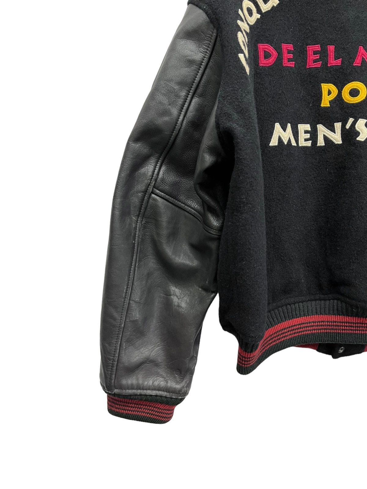 BIGI RARE🔥VINTAGE 90’s MEN’S BIGI Wool Leather Varsity Jacket Size US M / EU 48-50 / 2 - 6 Thumbnail
