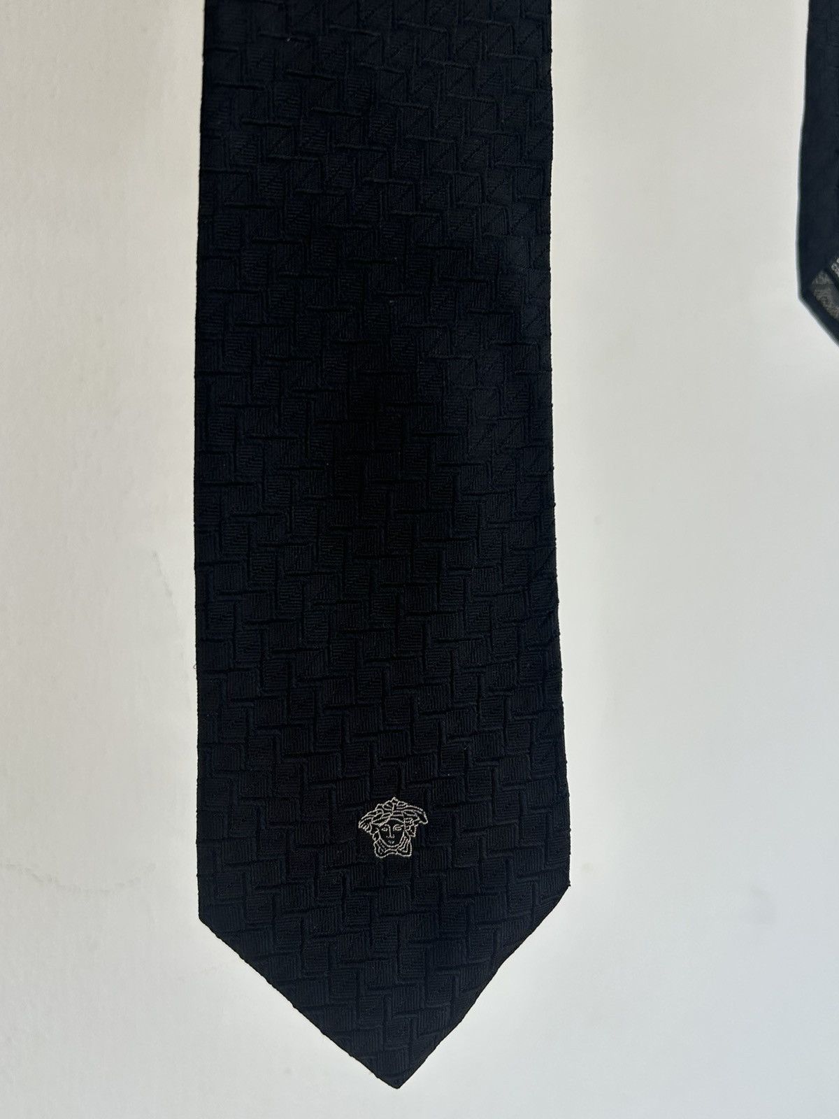 Versace Gianni Versace Vintage Tie Gray Size ONE SIZE - 3 Thumbnail