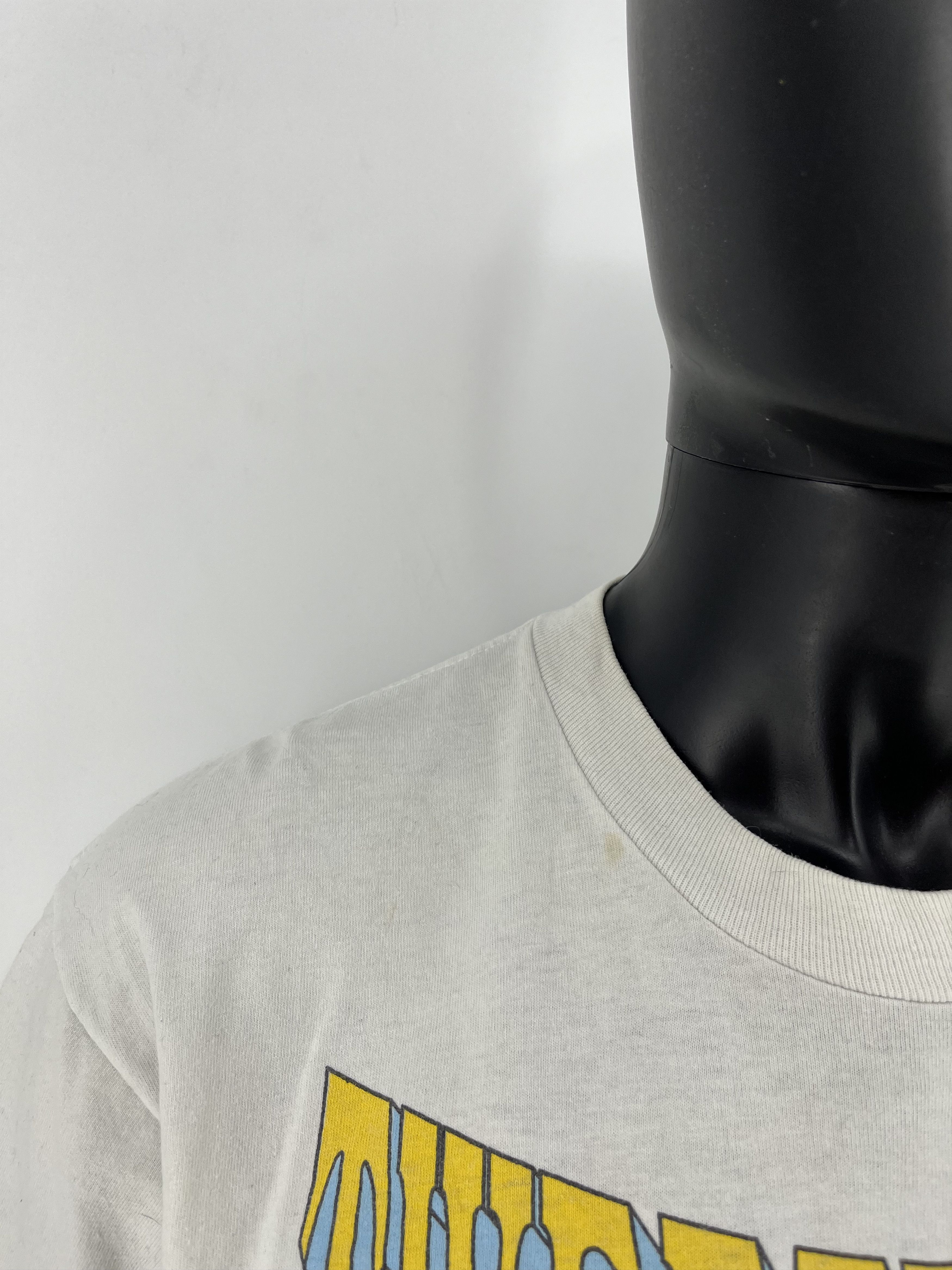 Disney × Vintage × Warner Bros Vtg 1993 Tweety’s Gym Looney Tunes Workout Theme Mens TShirt Size US L / EU 52-54 / 3 - 10 Thumbnail