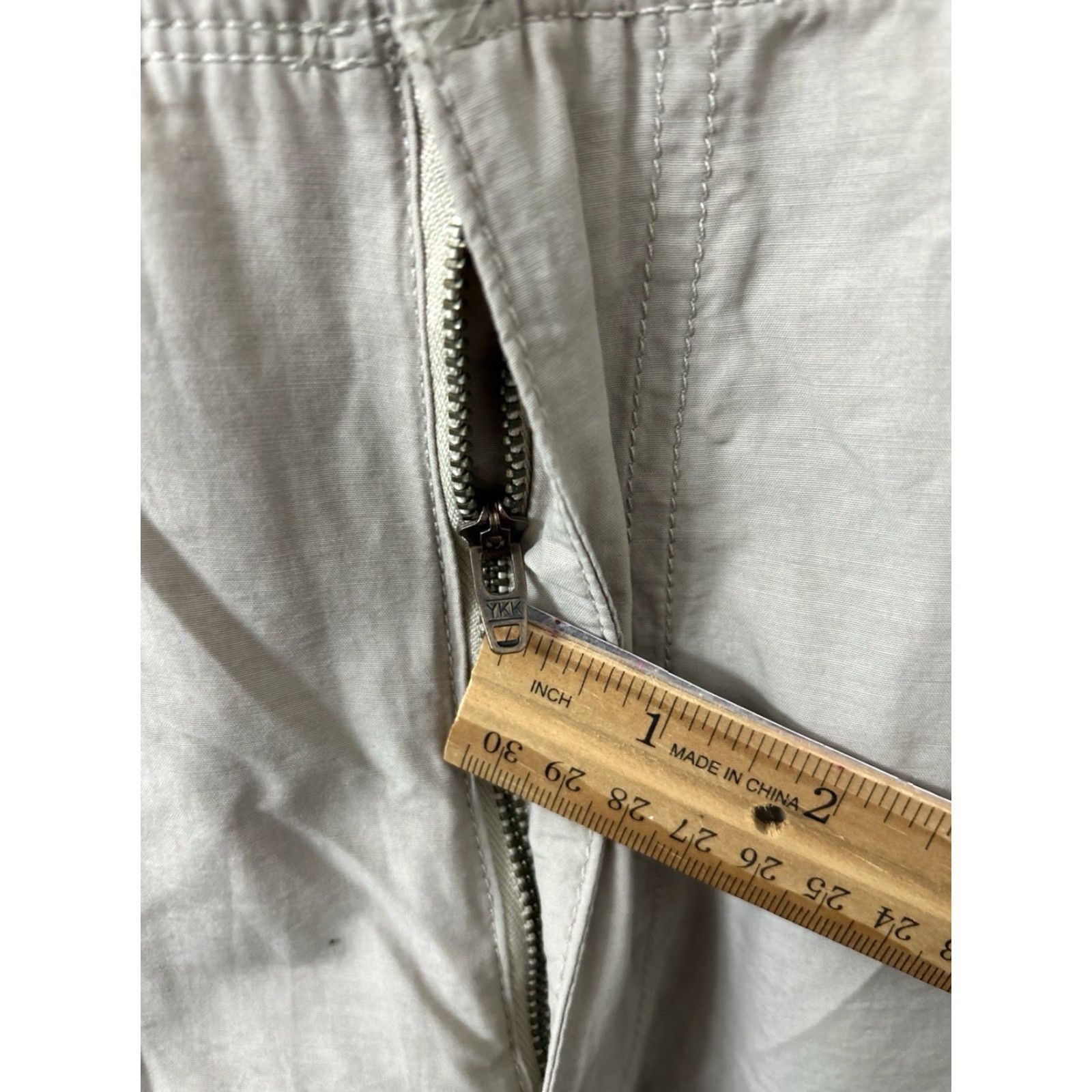 Lands' End Lands' End Pants Mens 36x32 Tan Khaki Cargo Traditional Fit Zipper Button Pockets Straight Leg Beig Size US 36 / EU 52 - 5 Thumbnail