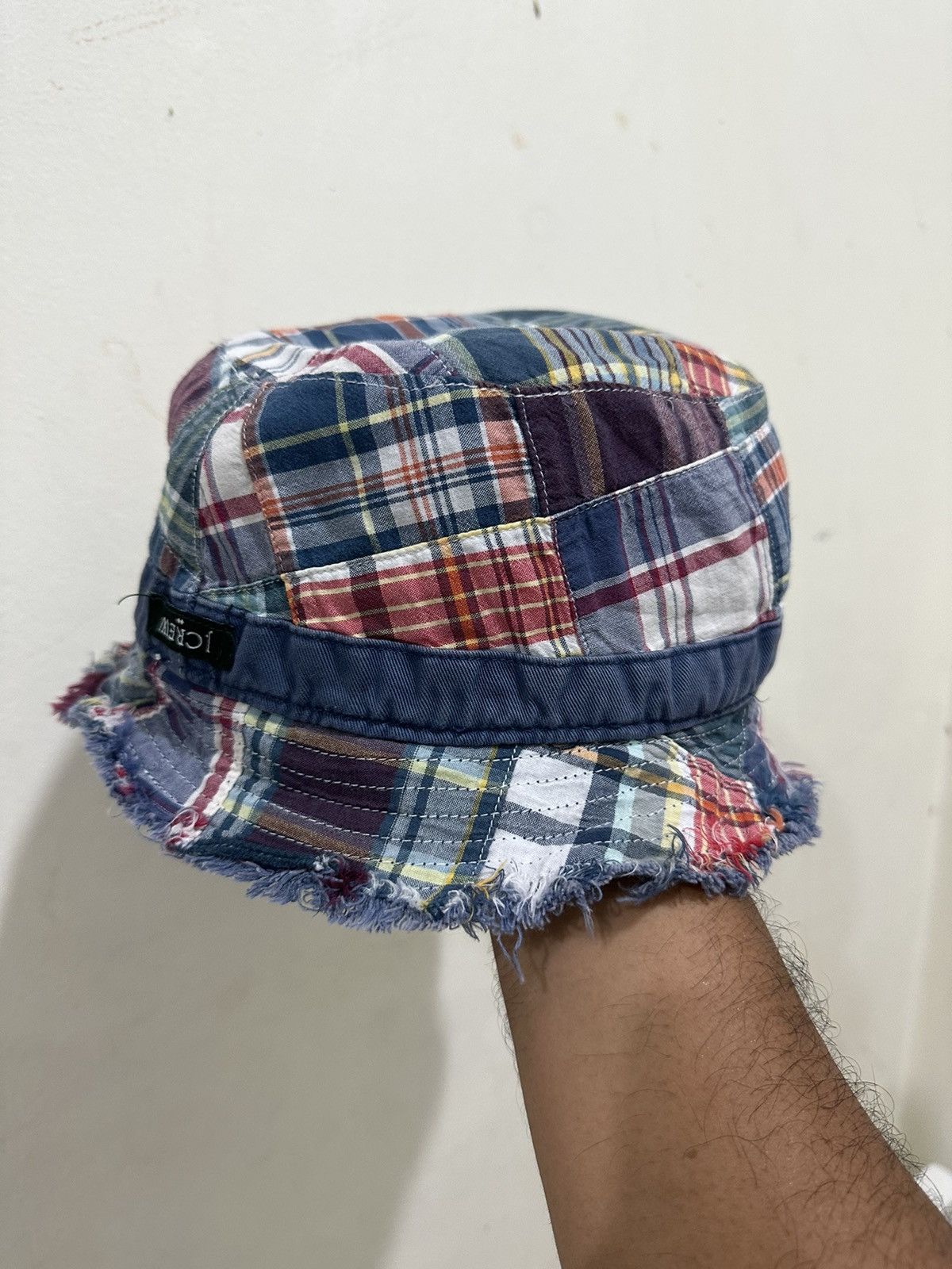 Japanese Brand J.Crew Patchwork Japan Bucket Hat Size ONE SIZE - 2 Thumbnail