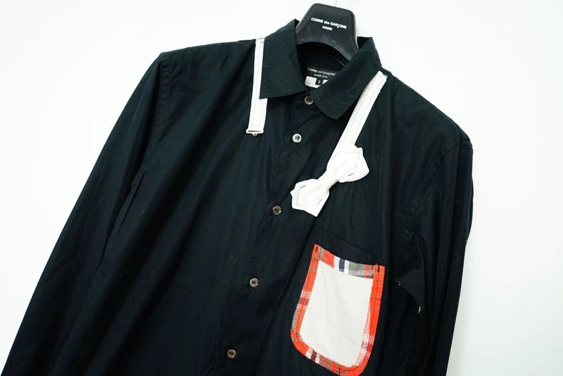 Comme des Garcons Comme Des Garcons Butterfly tie patchwork shirt 2503-Nextar Size US S / EU 44-46 / 1 - 3 Thumbnail