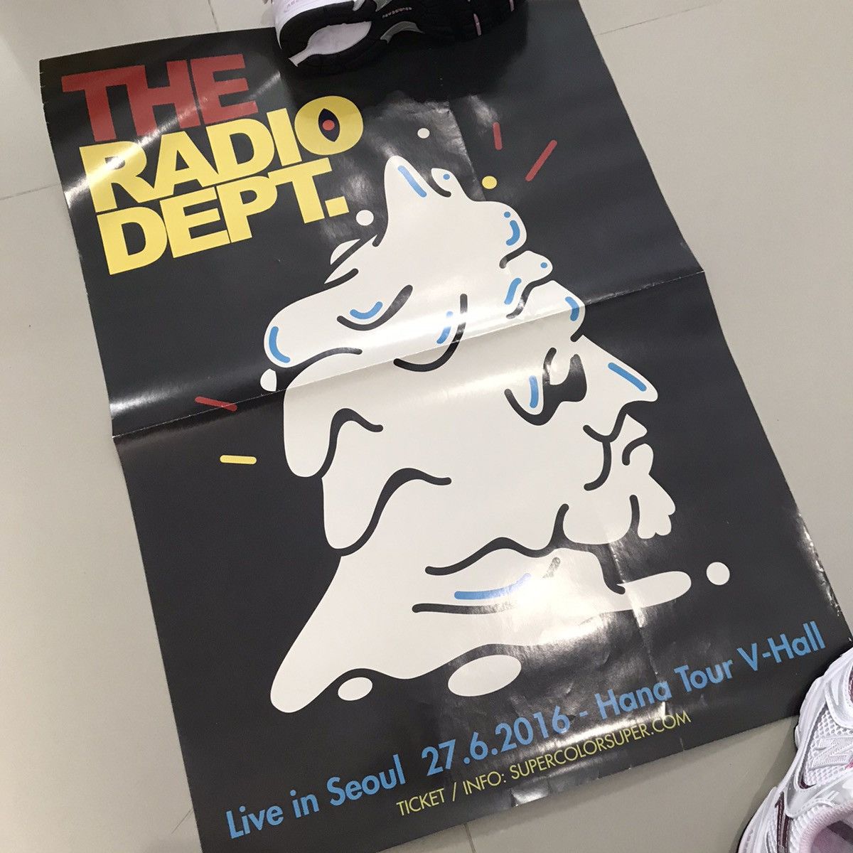 Hysteric Glamour Vintage The Radio Dept Live in Seoul 2016 hana tour Poster Size ONE SIZE - 5 Thumbnail