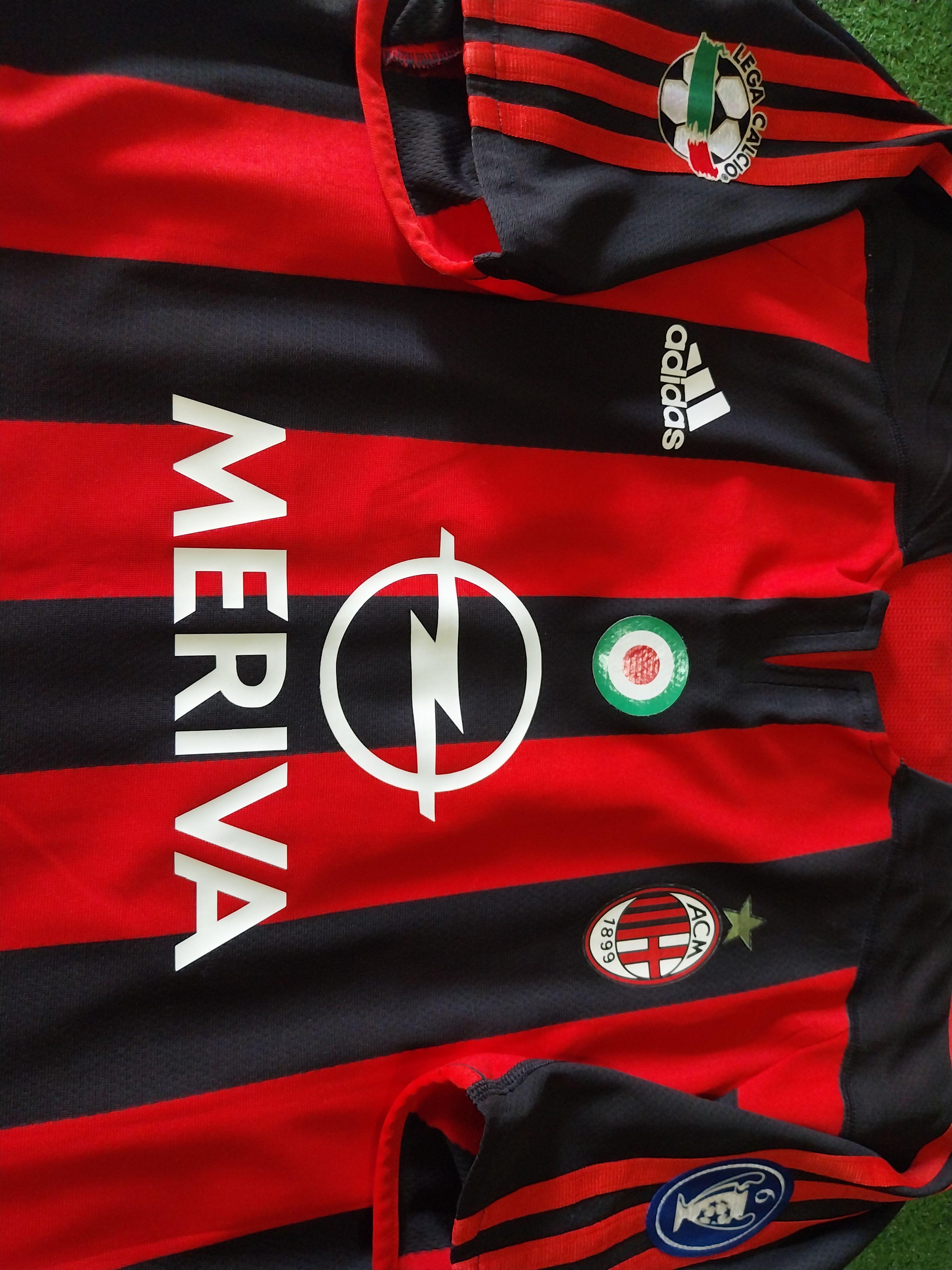 Adidas Ac milan player issue 2003 inzaghi jersey football Size US L / EU 52-54 / 3 - 5 Thumbnail