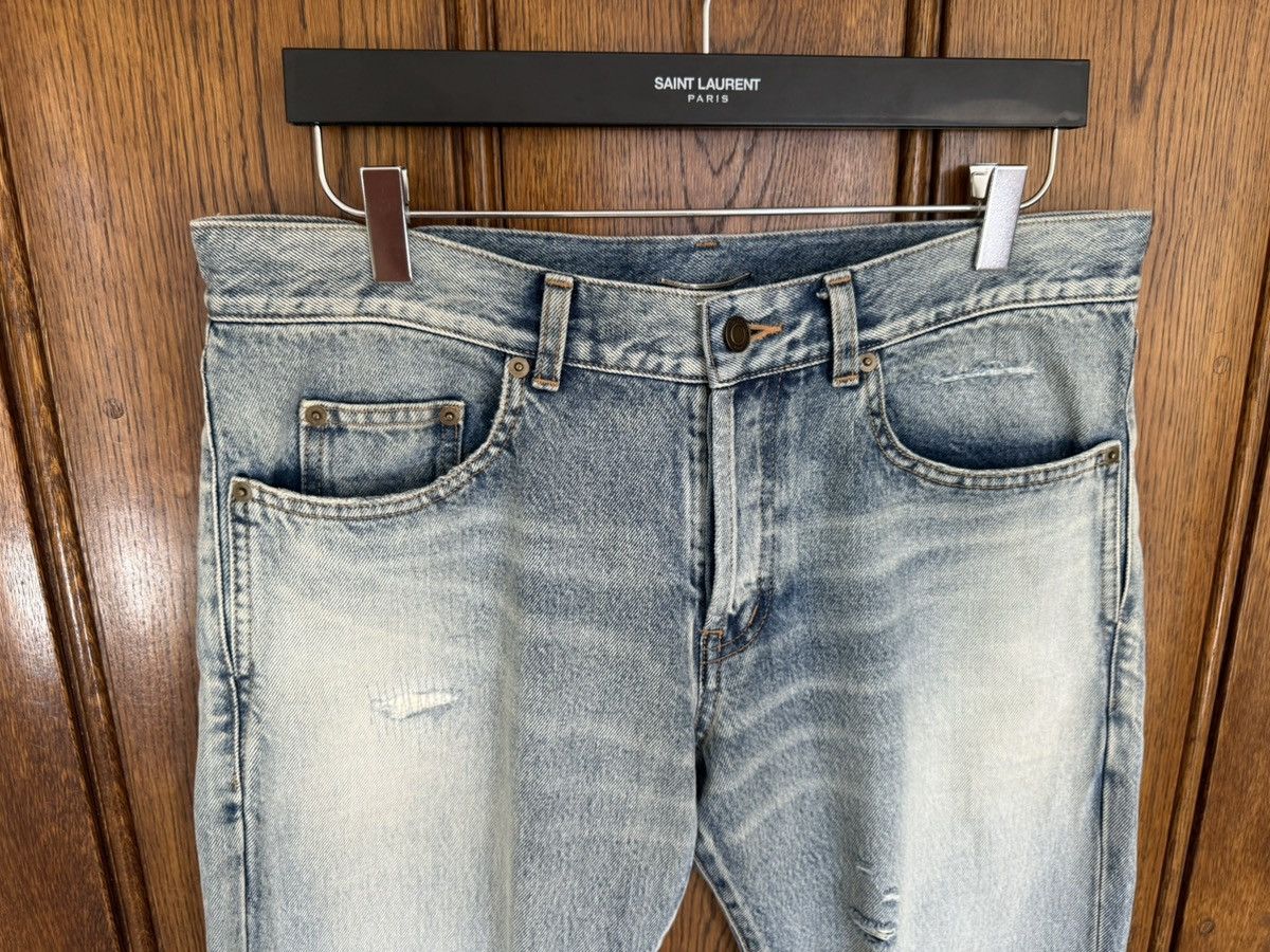 Saint Laurent Paris Saint Laurent Santa Monica wash rip trash jeans 32 grail d18 Size US 32 / EU 48 - 13 Thumbnail