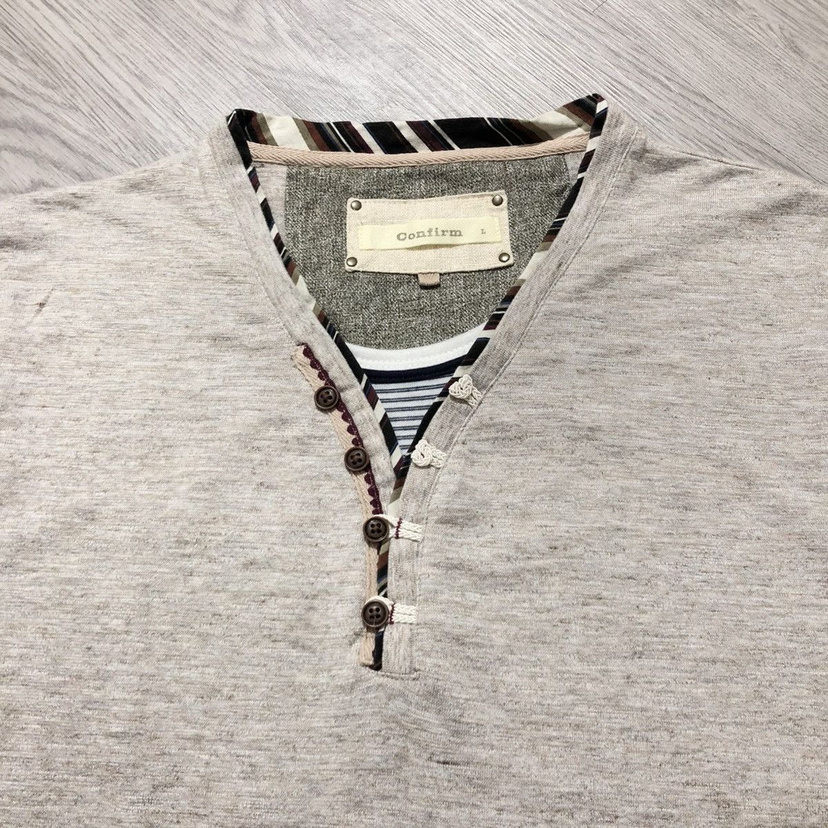 Japanese Brand 2000s Confirm Japanese Double Layers Goa Lgb Tee Gothic Size US L / EU 52-54 / 3 - 9 Thumbnail