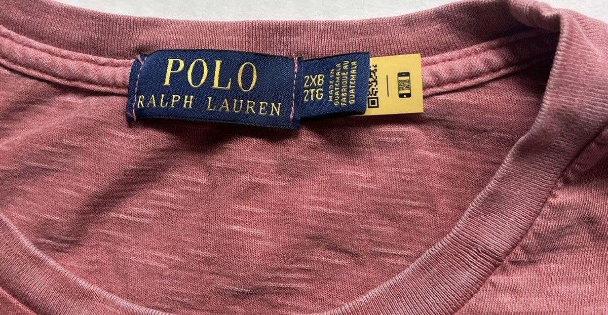 Polo Ralph Lauren Polo Ralph Lauren BIG PONY Logo Slub Jersey T-Shirt Size US XXL / EU 58 / 5 - 3 Thumbnail