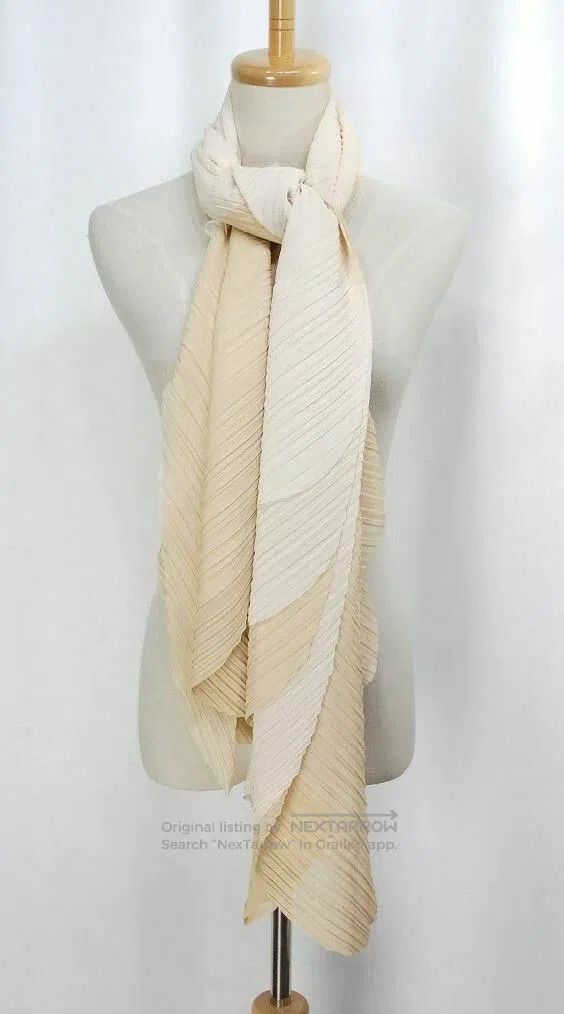 Issey Miyake Issey Miyake size:one size Irregular Patchwork Stripe Shaw Size XXS / US 00 / IT 34 - 4 Thumbnail