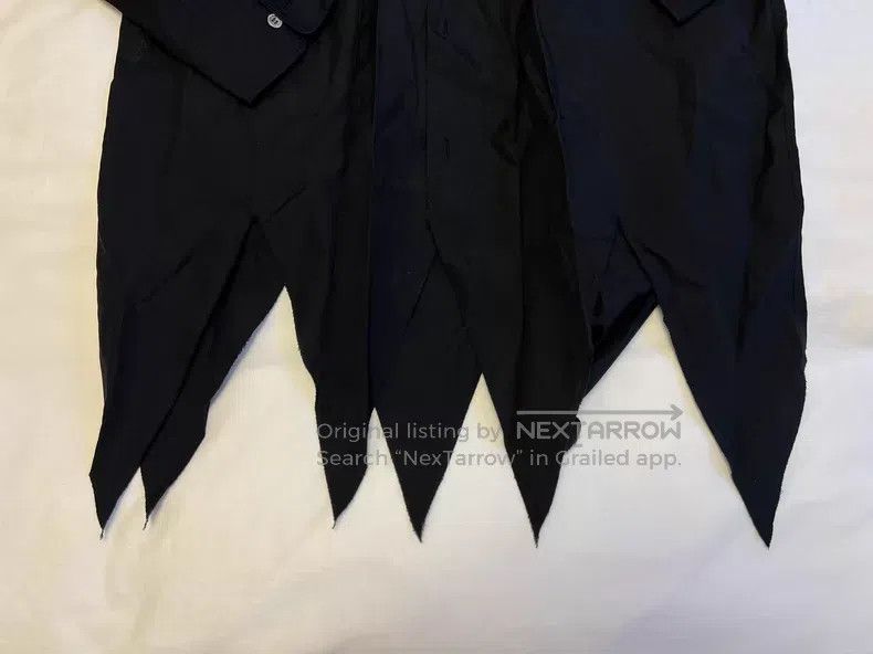 Comme des Garcons Comme des Garcons Teeth torn shirt, black Size US L / EU 52-54 / 3 - 4 Thumbnail