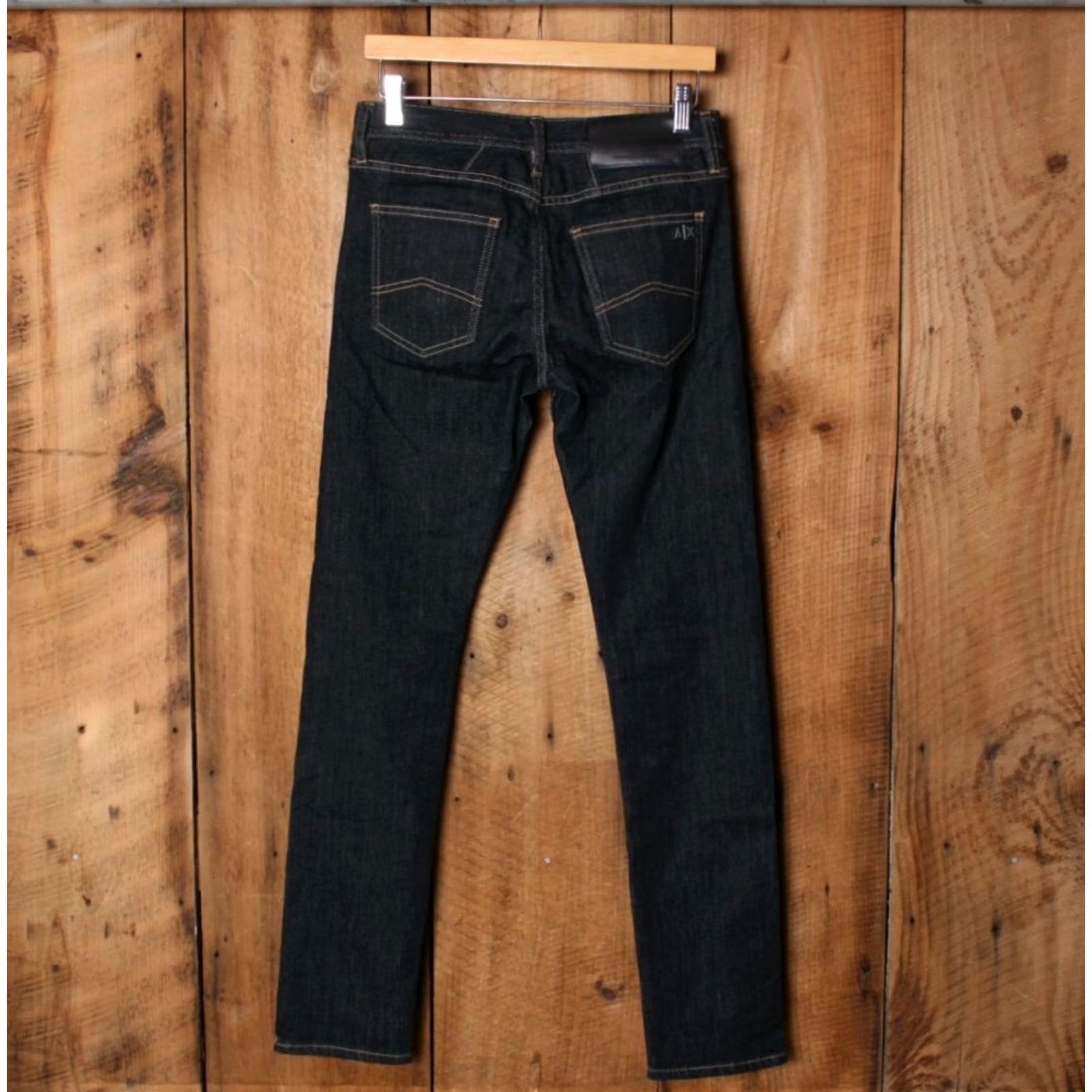 Armani Exchange A|X ARMANI EXCHANGE Blue Stretch Denim Skinny Fit Jeans Men's Sz. 28 Size US 31 - 3 Thumbnail
