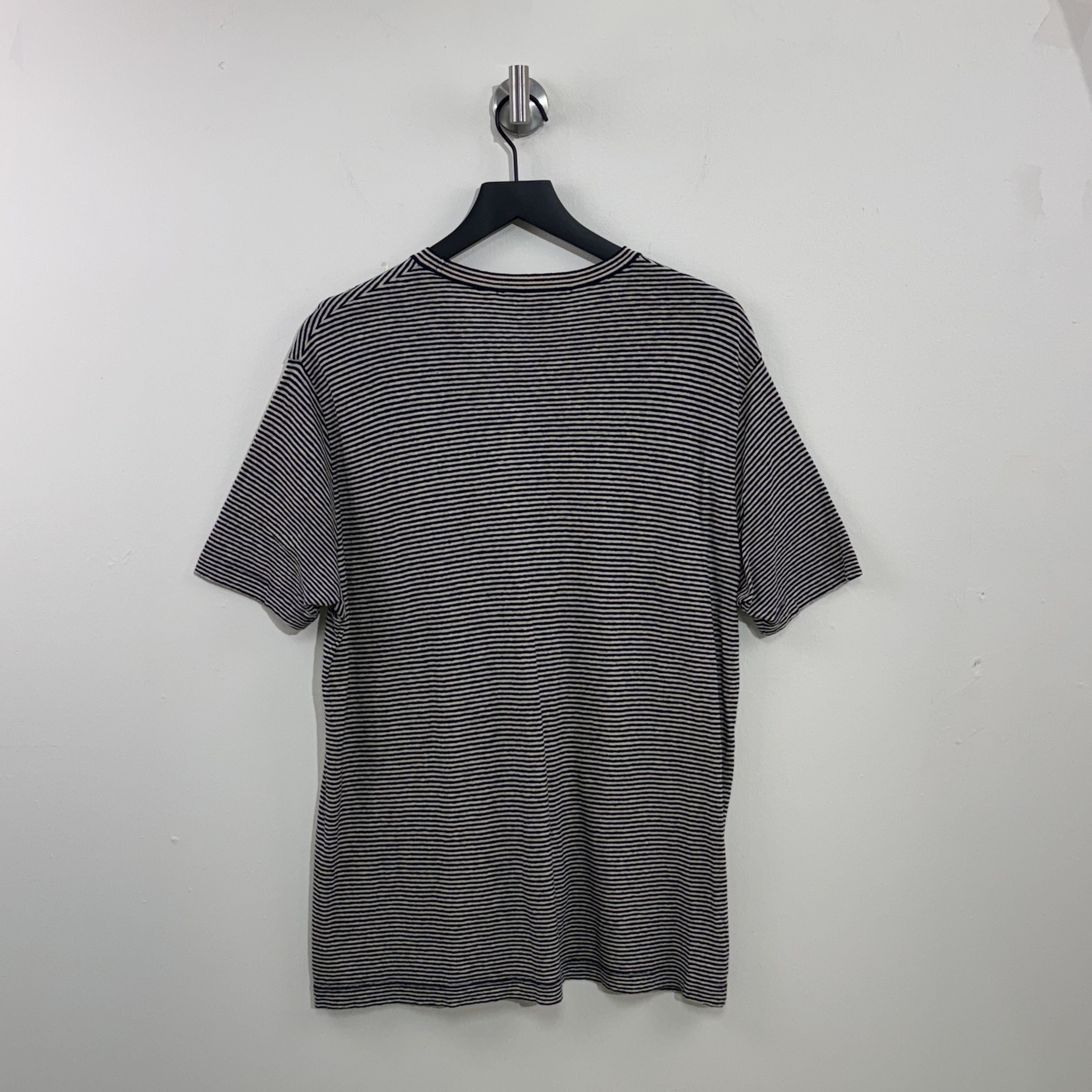 Gucci Gucci Embroidered Linen Stripe T-Shirt 00s Size XL / US 12-14 / IT 48-50 - 6 Thumbnail