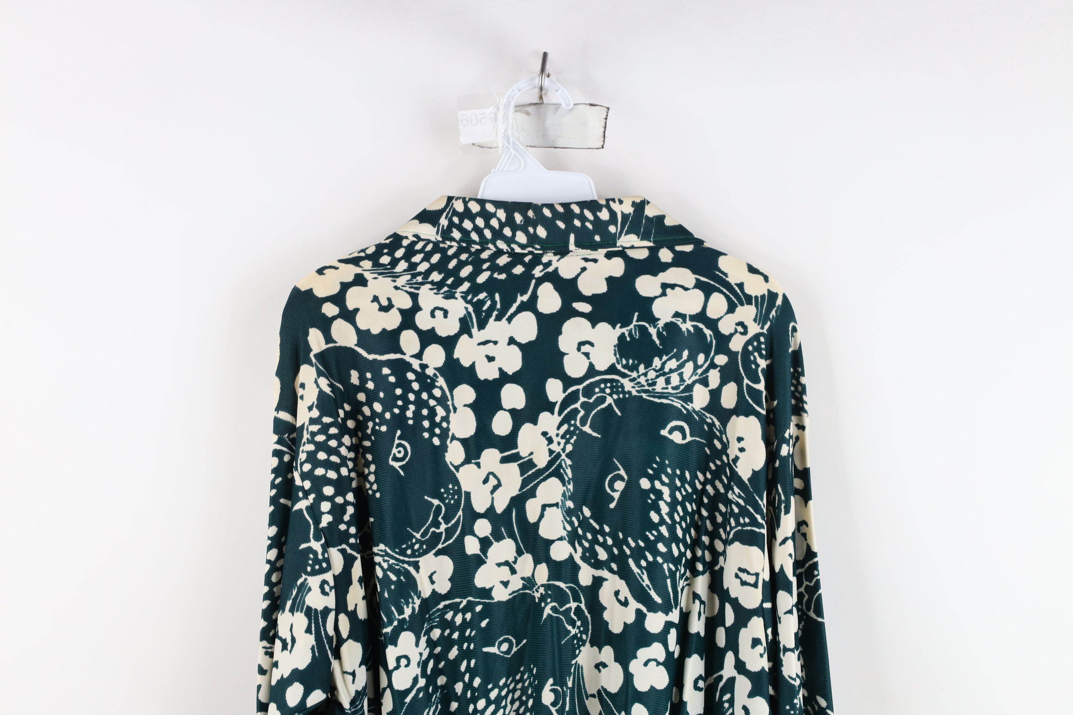 Vintage Vintage 70s Streetwear Knit Cuffed Cropped Button Shirt USA Size XL / US 12-14 / IT 48-50 - 12 Thumbnail