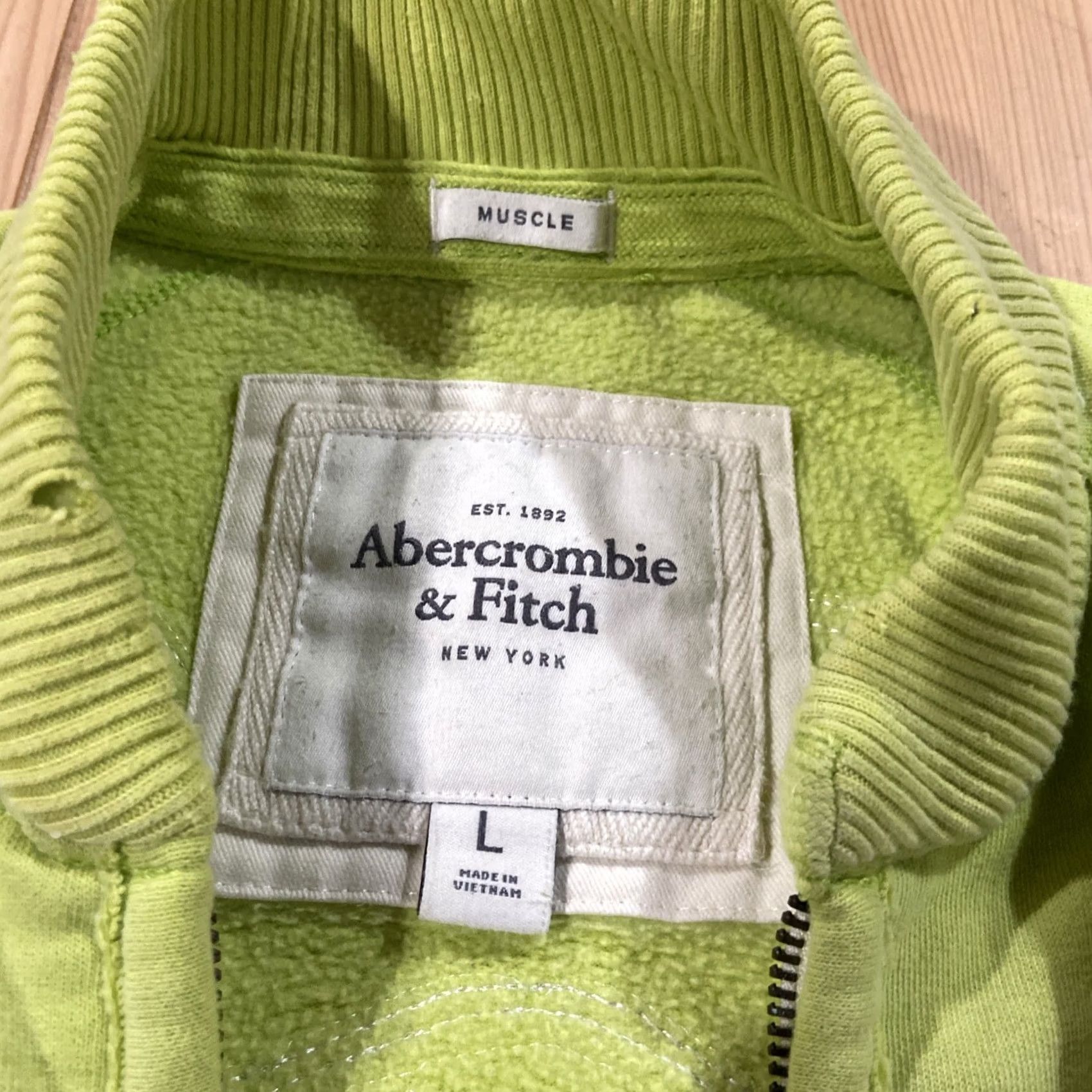 Abercrombie & Fitch VINTAGE Abercrombie & Fitch Muscle Full Zip Jacket Women Large Embroidered Y2K Size L / US 10 / IT 46 - 2 Thumbnail