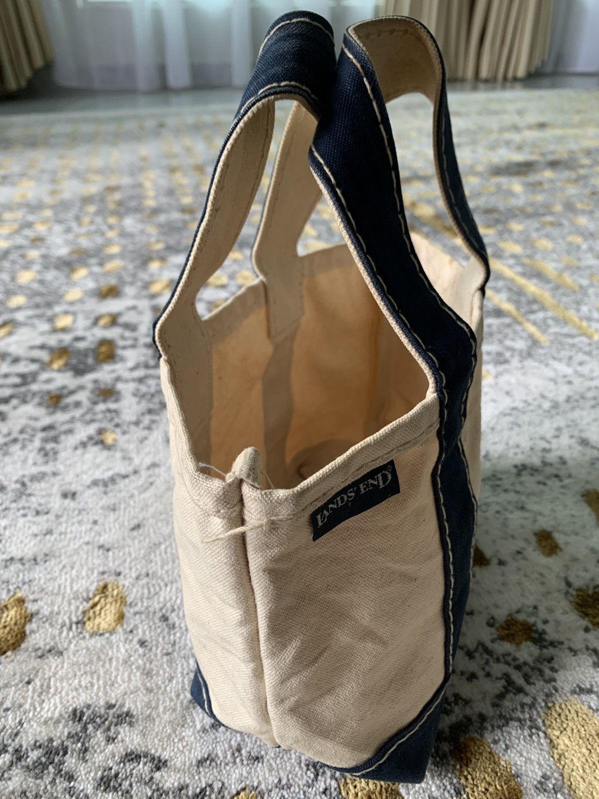 L.L. Bean × Lands' End × Vintage Lands End Heavy Canvas carry tote Size ONE SIZE - 5 Thumbnail