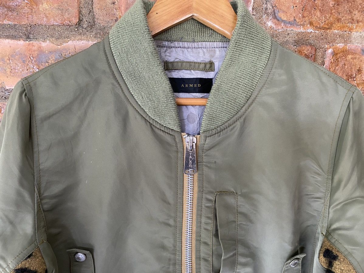 Japanese Brand ARMED Japan Hybrid MA-1 Bomber Talon Jacket Size US S / EU 44-46 / 1 - 5 Thumbnail