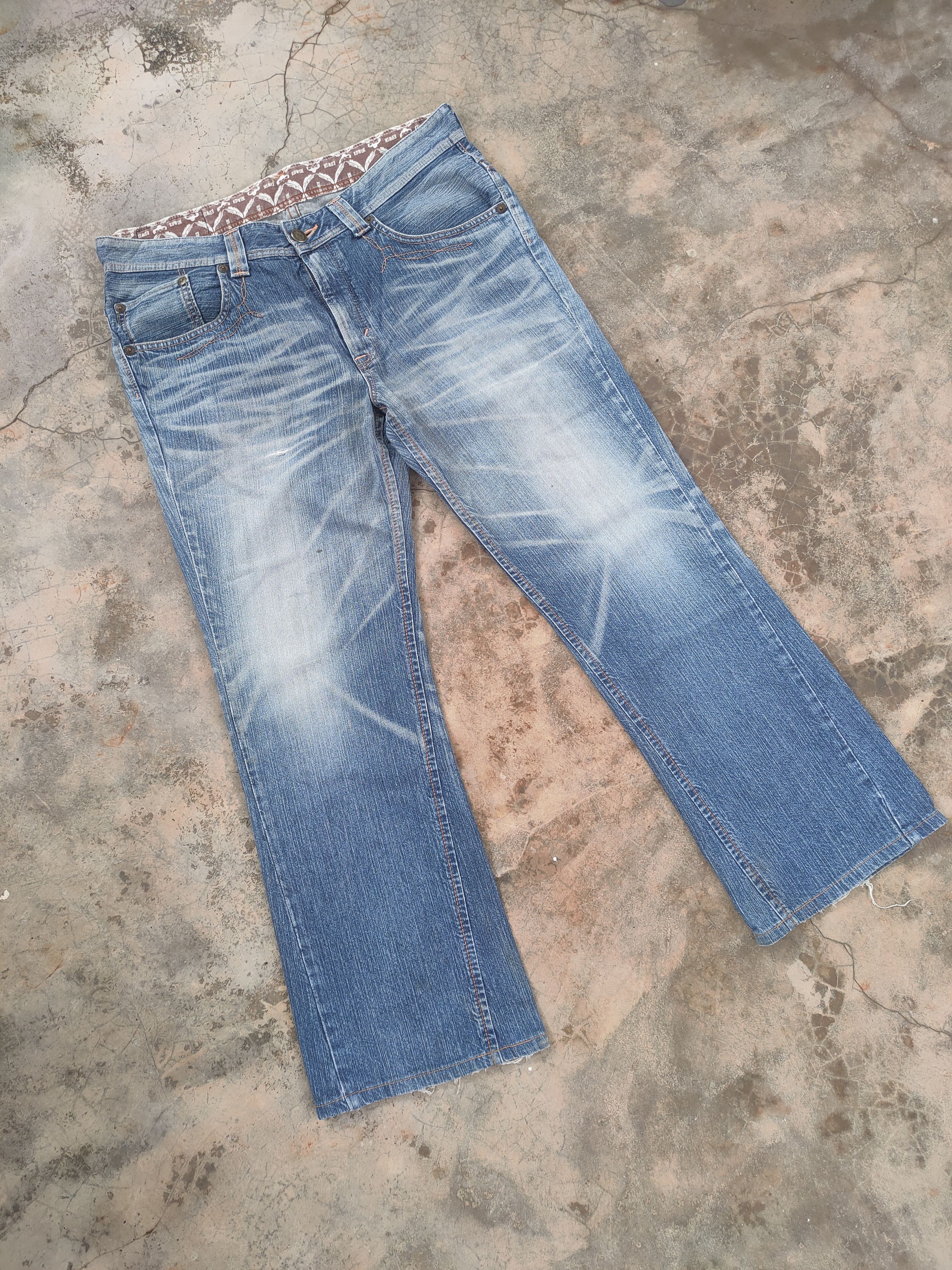 Edwin VINTAGE EDWIN FADED DISTRESSED DENIM JEAN PANTS Size US 38 / EU 54 - 3 Thumbnail