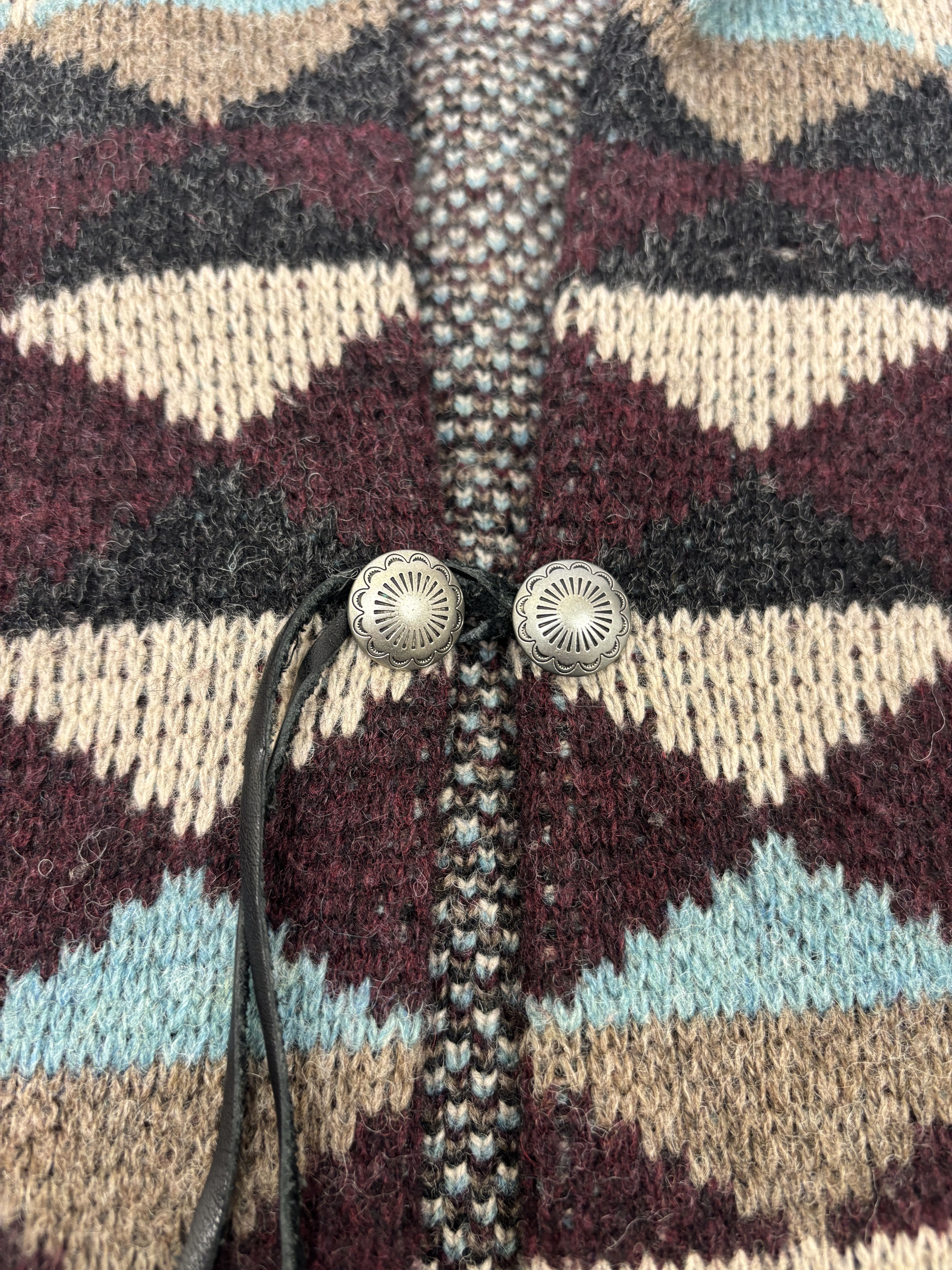 Japanese Brand Good Ol’ Shawl Collar Cardigan Wool Knit Concho Button Size US S / EU 44-46 / 1 - 5 Thumbnail