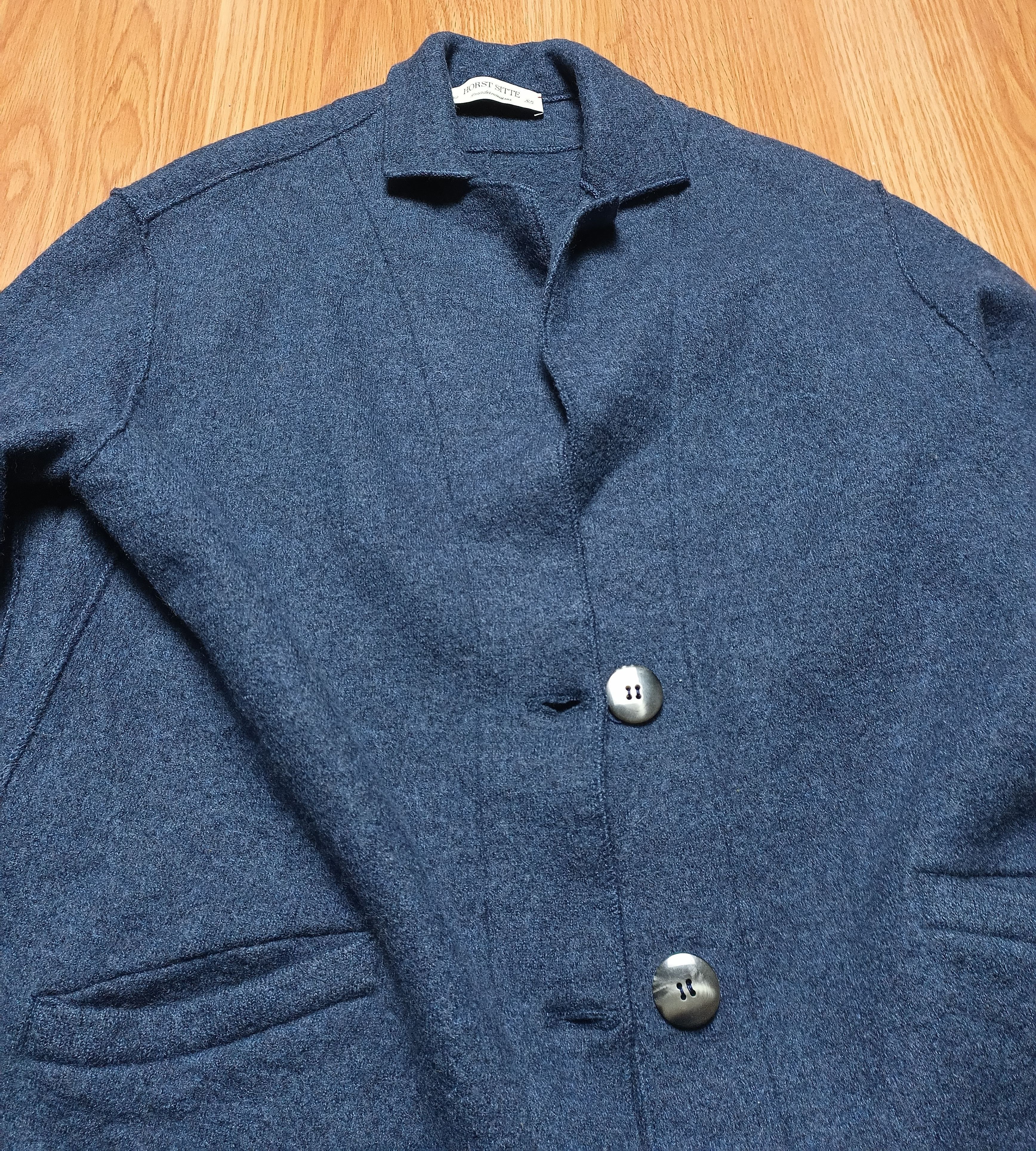 Designer HORST SITTE Merino Wool Short Jacket Coat Size L RRP590€ Size L / US 10 / IT 46 - 7 Thumbnail