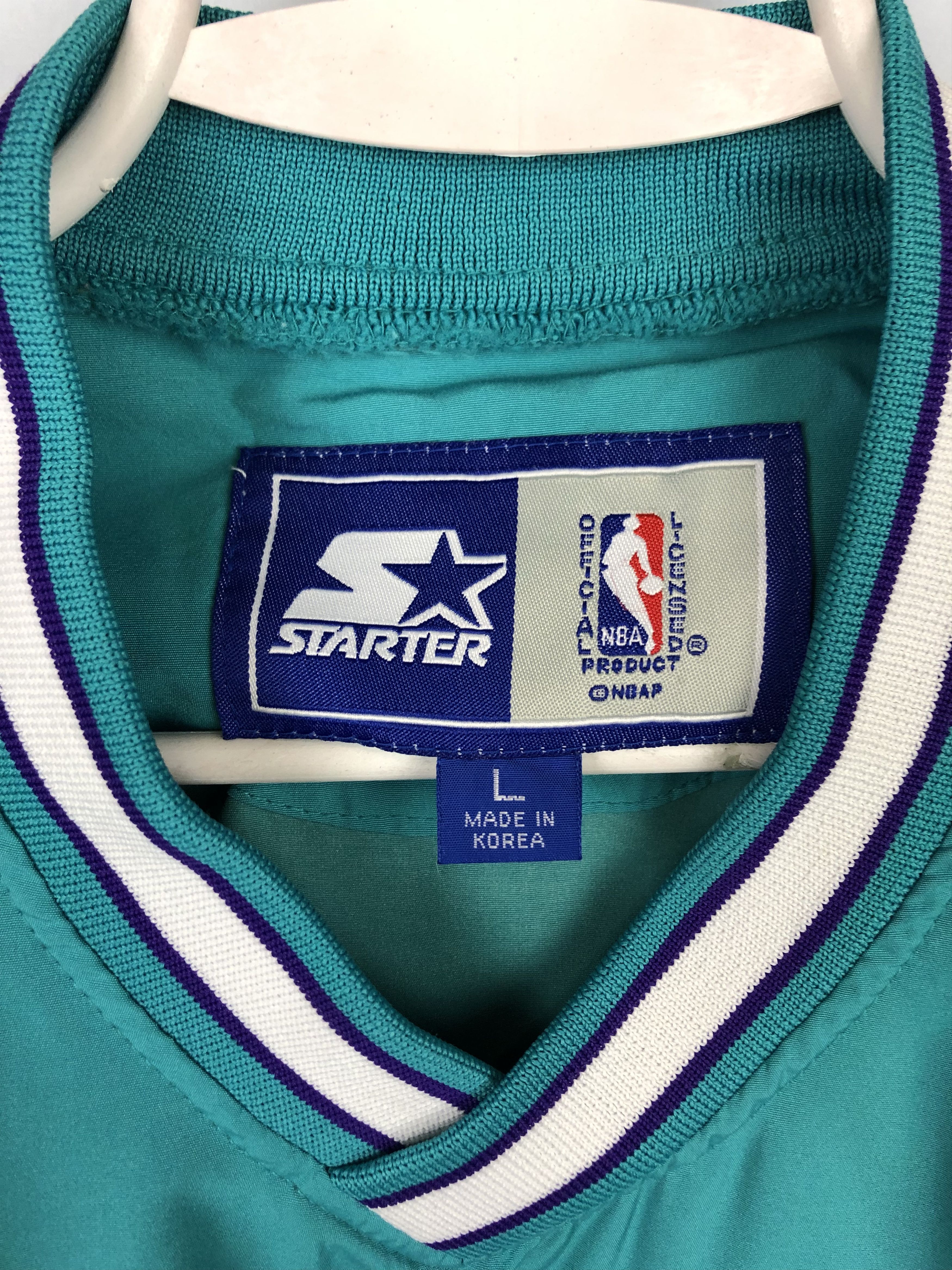 Starter Vintage Starter Charlotte Hornest Jacket Bomber Windbreaker Size M / US 6-8 / IT 42-44 - 8 Thumbnail
