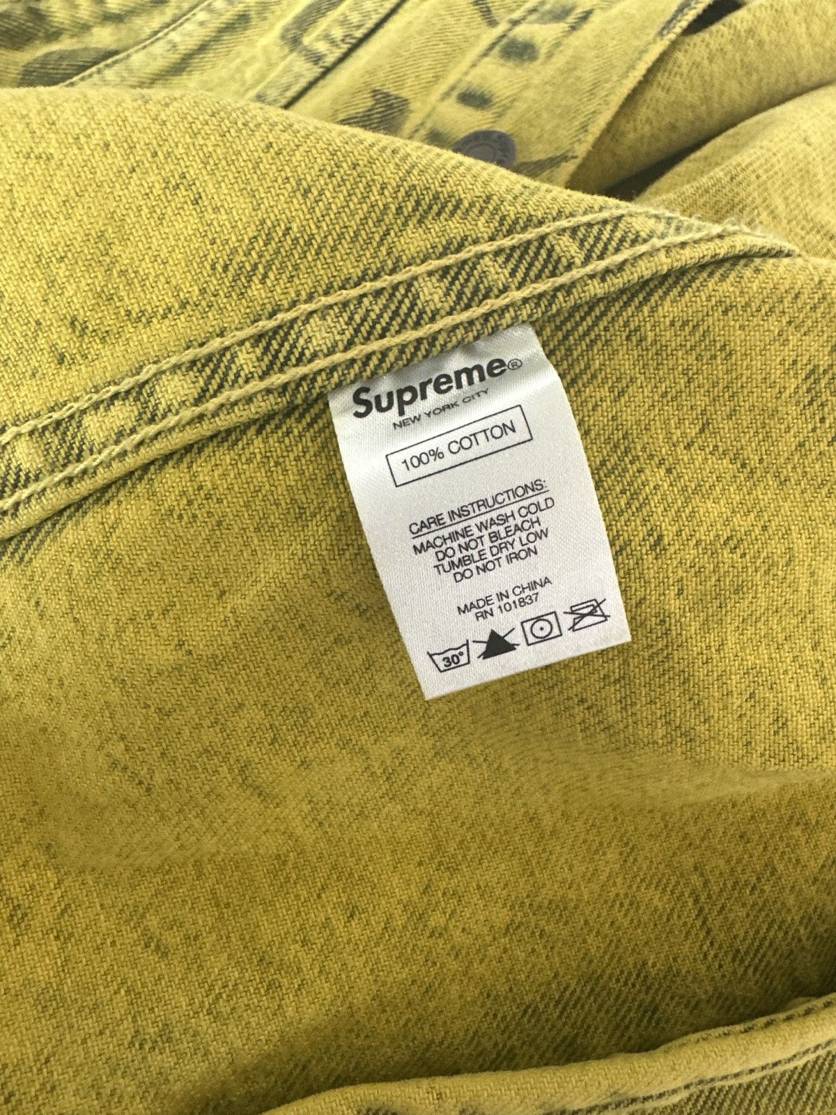 Supreme Supreme Black Ark Denim Trucker Size US L / EU 52-54 / 3 - 3 Thumbnail