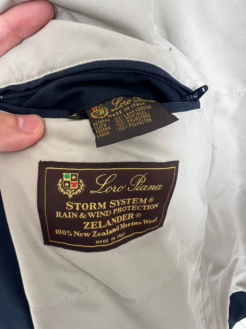 Loro Piana LORO PIANA New Zealand beautiful slave wool two-piece coat Size US L / EU 52-54 / 3 - 6 Thumbnail