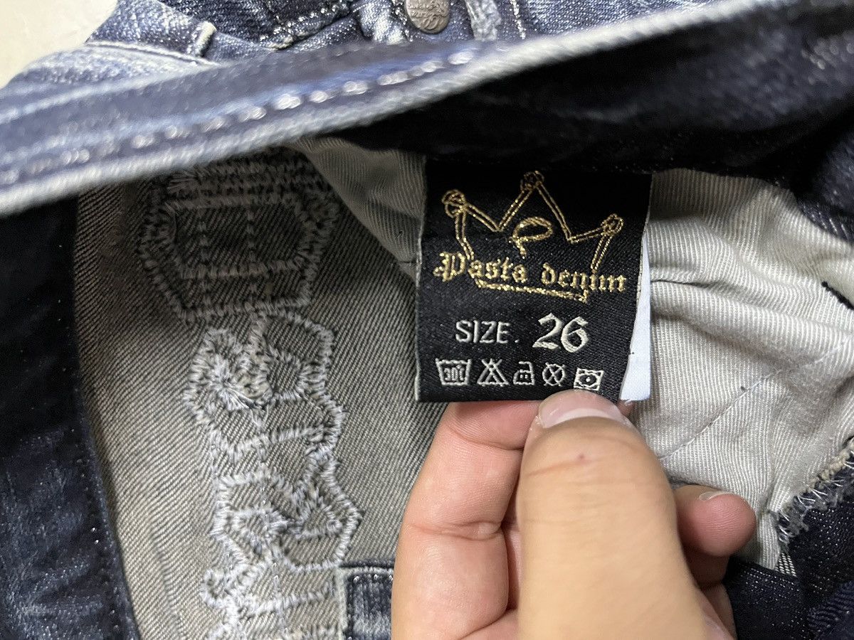 Japanese Brand Japanese Punk Indigo Flare Lightning Wash Pasta Denim Size US 29 - 16 Thumbnail