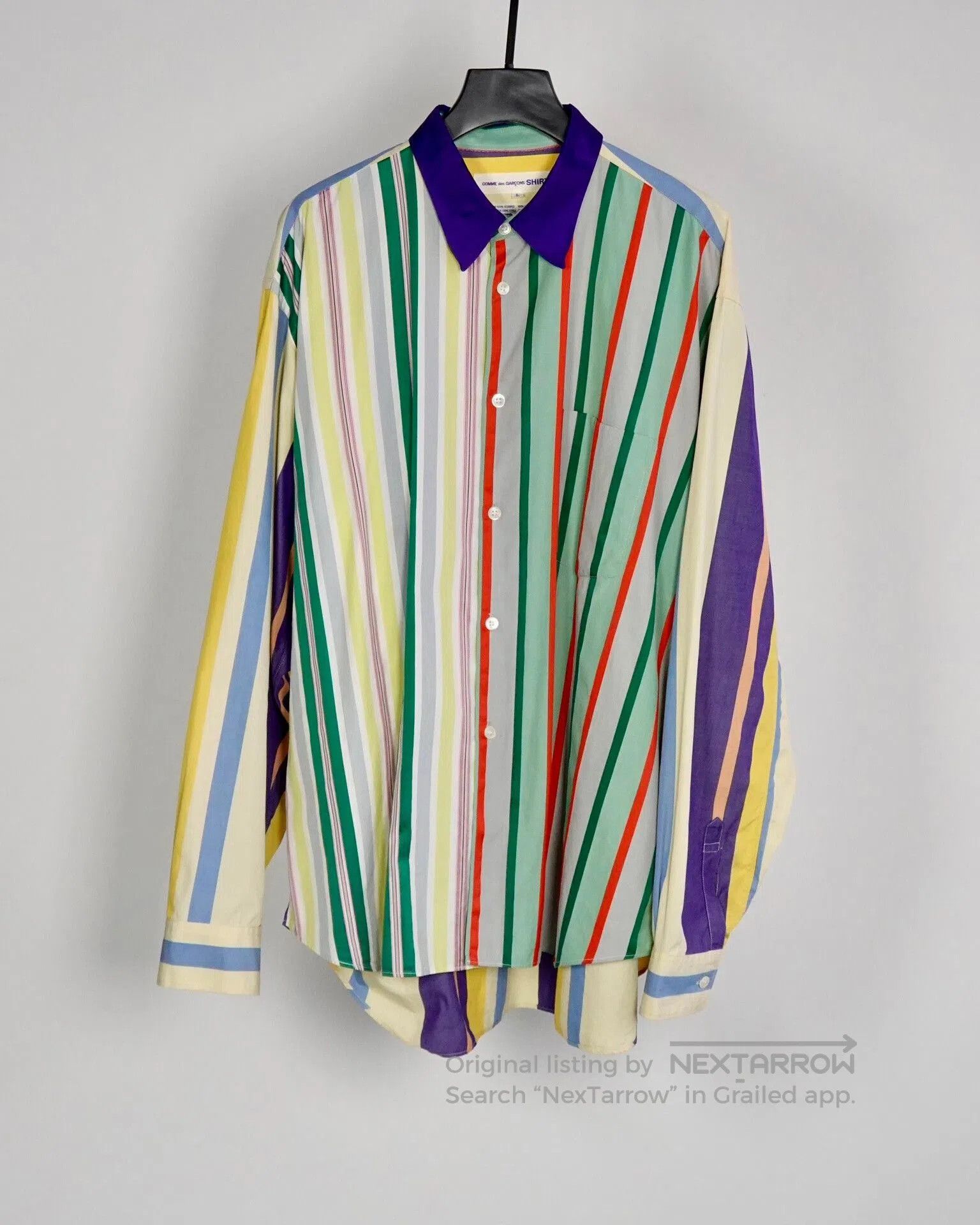 Comme des Garcons SHIRT Commes des Garçons Colorful Striped Shirt. Size US L / EU 52-54 / 3 - 1 Thumbnail