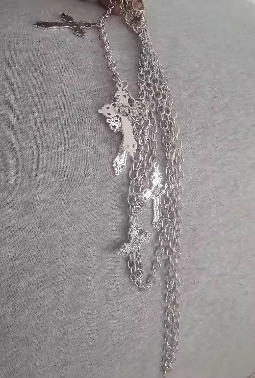 Japanese Brand Cross Pendant Wallet Chain Size ONE SIZE - 7 Thumbnail