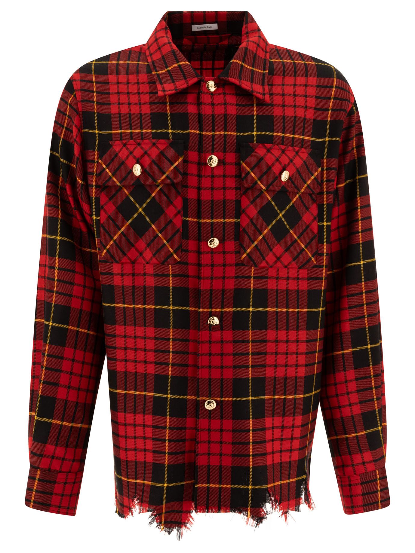 Alexander McQueen Distressed Tartan Overshirt Size US S / EU 44-46 / 1 - 1 Thumbnail