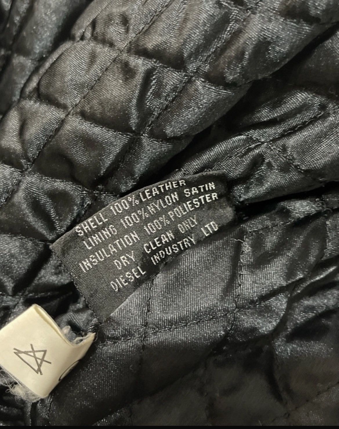 Diesel Diesel Vintage 90’s Leather Bomber Jacket Spellout Size US L / EU 52-54 / 3 - 5 Thumbnail