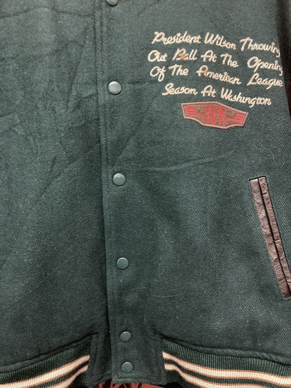 Japanese Brand Vintage Burgh scott versity jacket Size US L / EU 52-54 / 3 - 5 Thumbnail