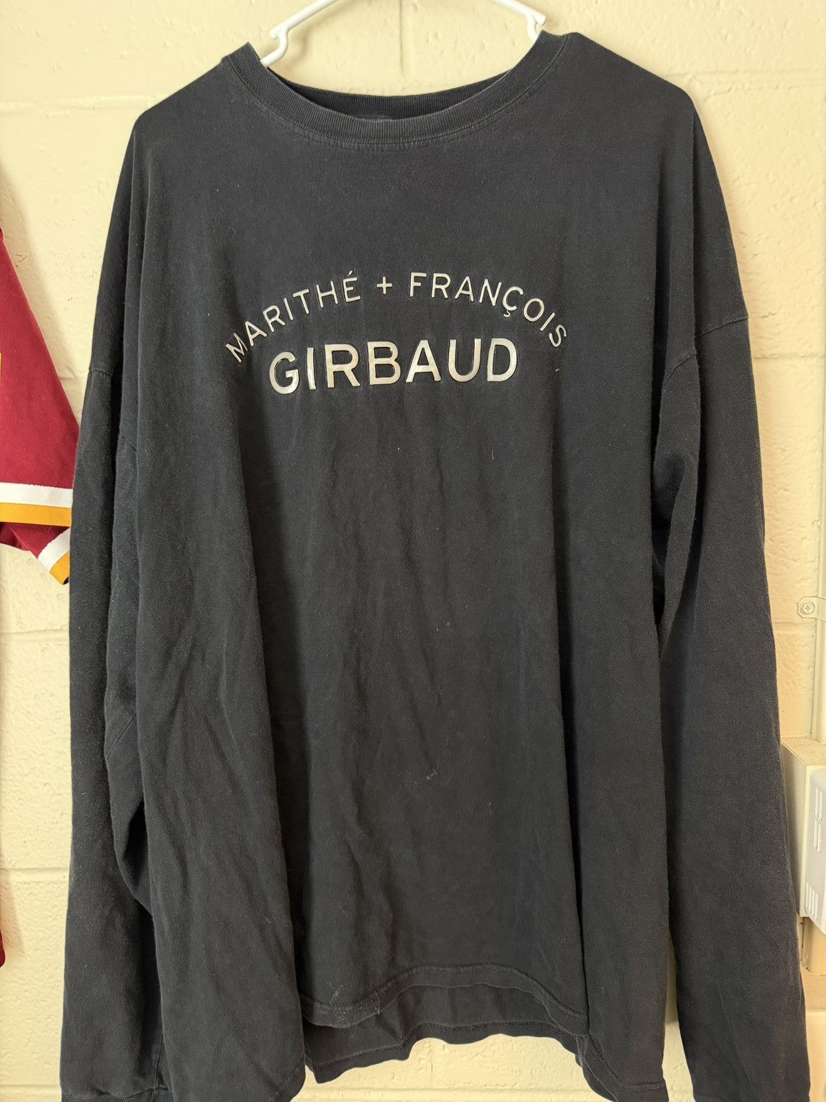 Marithe + Francois Girbaud MFG silver print long sleeve Size US XL / EU 56 / 4 - 1 Thumbnail