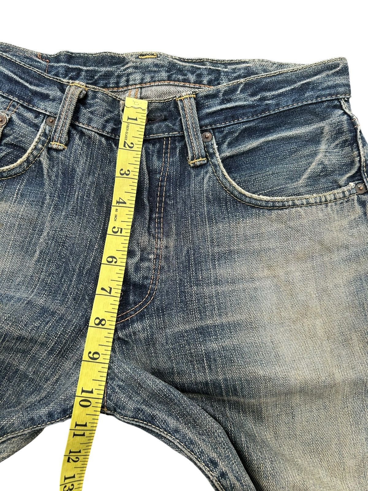 Japanese Brand × Kapital × Vintage Vintage Edwin Selvedge Distressed Denim Jeans Size US 31 - 14 Thumbnail