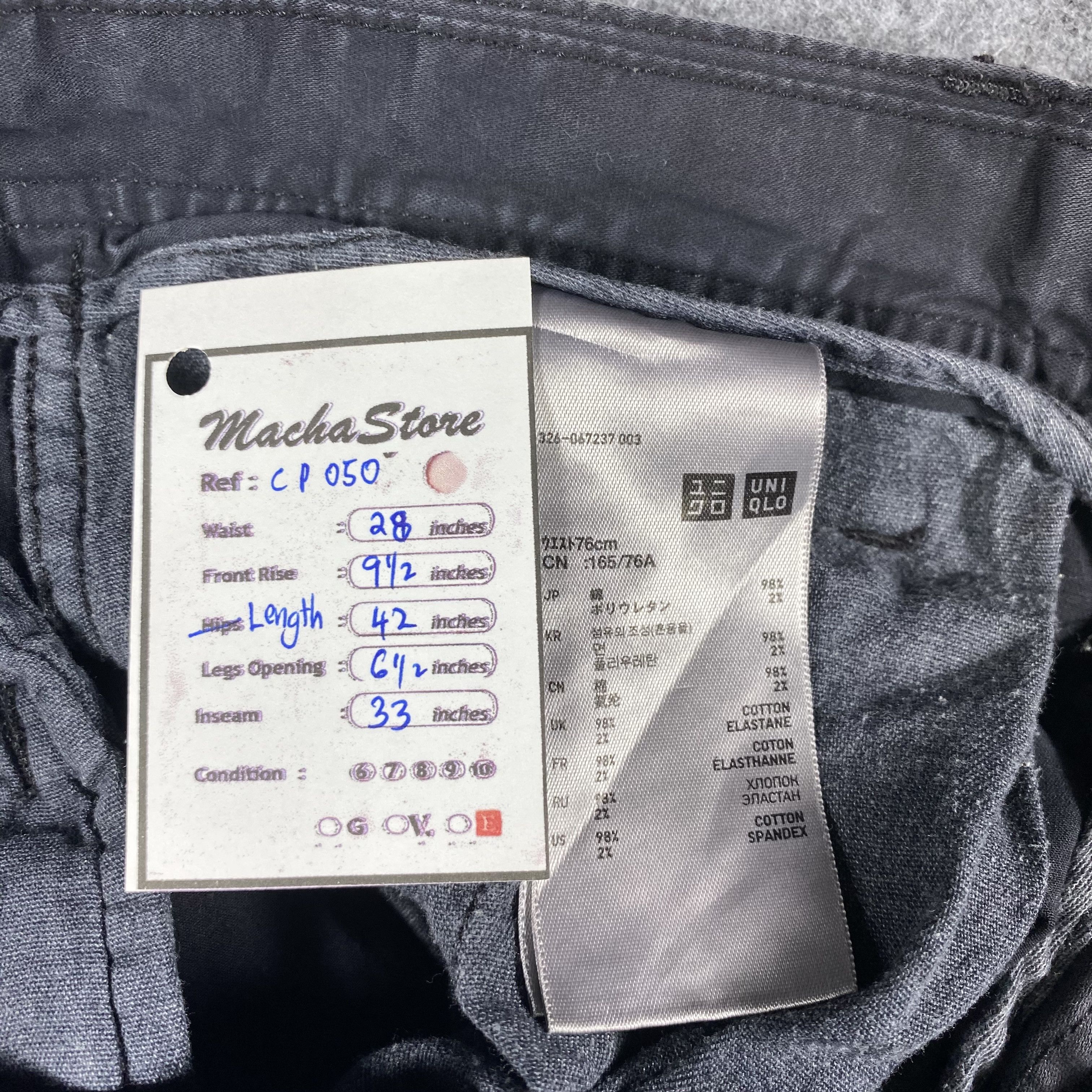 Japanese Brand Japanese Brand Uniqlo Multipocket Tactical Cargo Pants Size US 28 / EU 44 - 9 Thumbnail