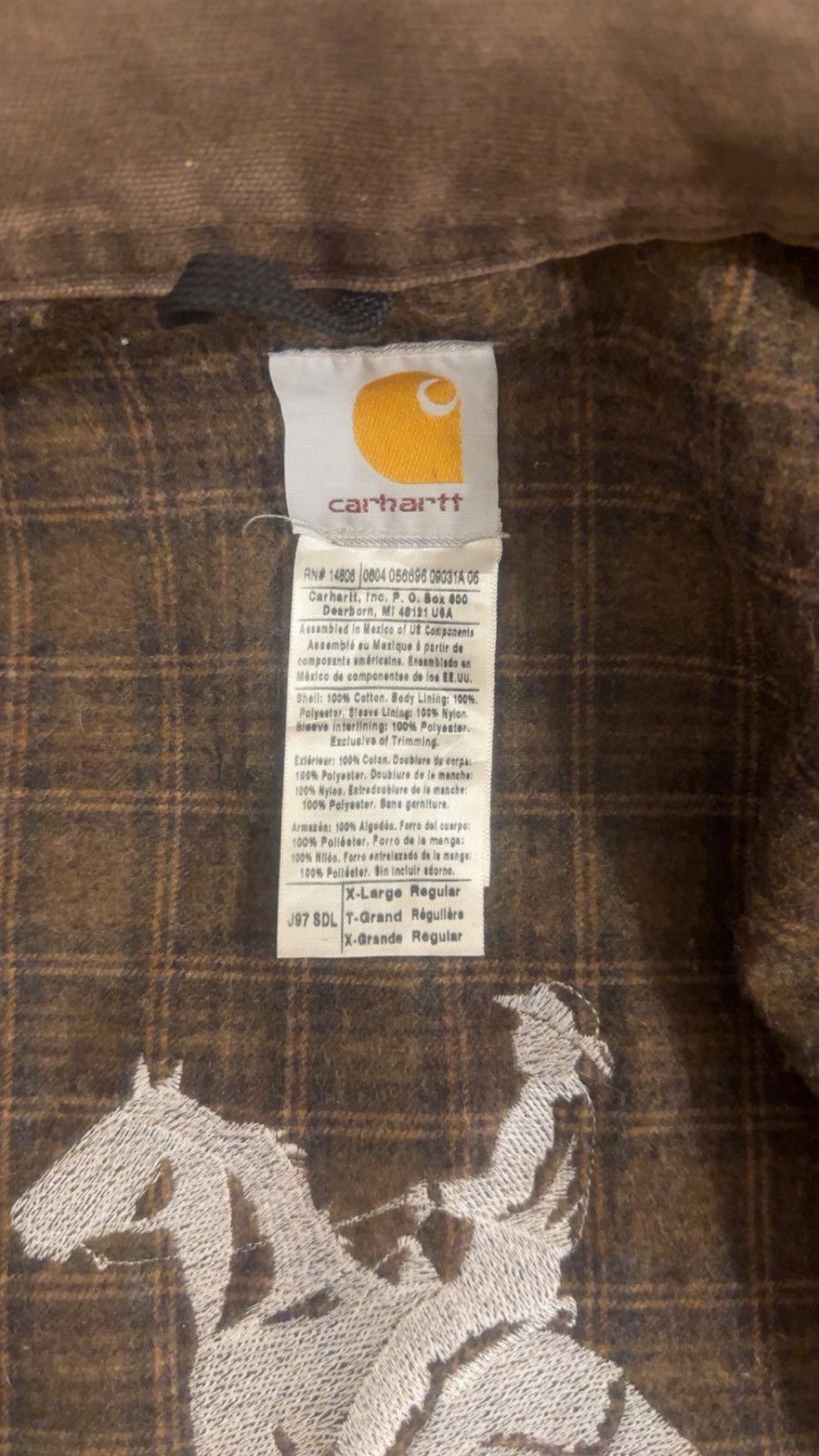 Carhartt Vintage ‘04 Carhartt Detroit J97SDL Size US XL / EU 56 / 4 - 5 Thumbnail