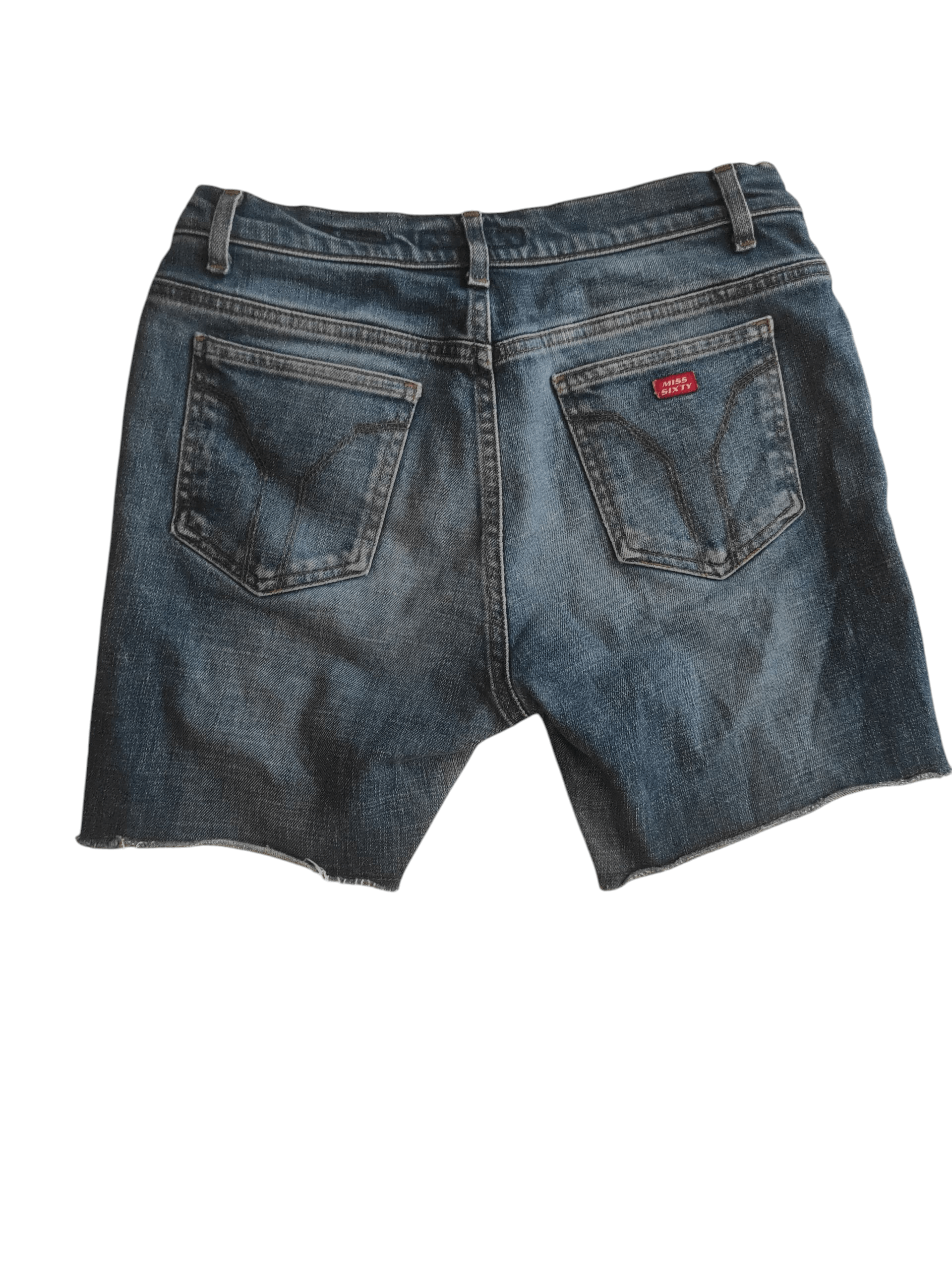 Miss Sixty × Vintage Miss Sixty Womens Denim Shorts Size 31 Blue Cotton Size 31" - 2 Thumbnail