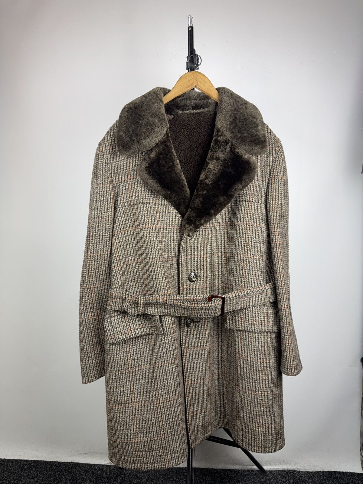 Vintage Vintage Shearling Wool Coat Borg Lined Heavy Winter Size US L / EU 52-54 / 3 - 5 Thumbnail