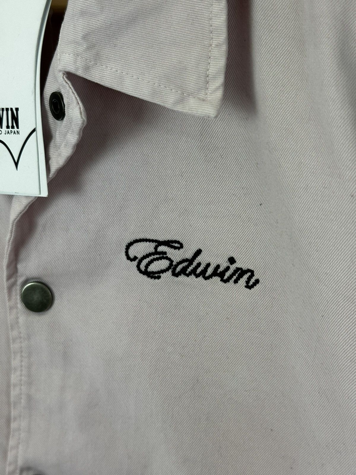Other Edwin Coach Jacket Garment Dved Shirt Jacket Pink Size US M / EU 48-50 / 2 - 6 Thumbnail