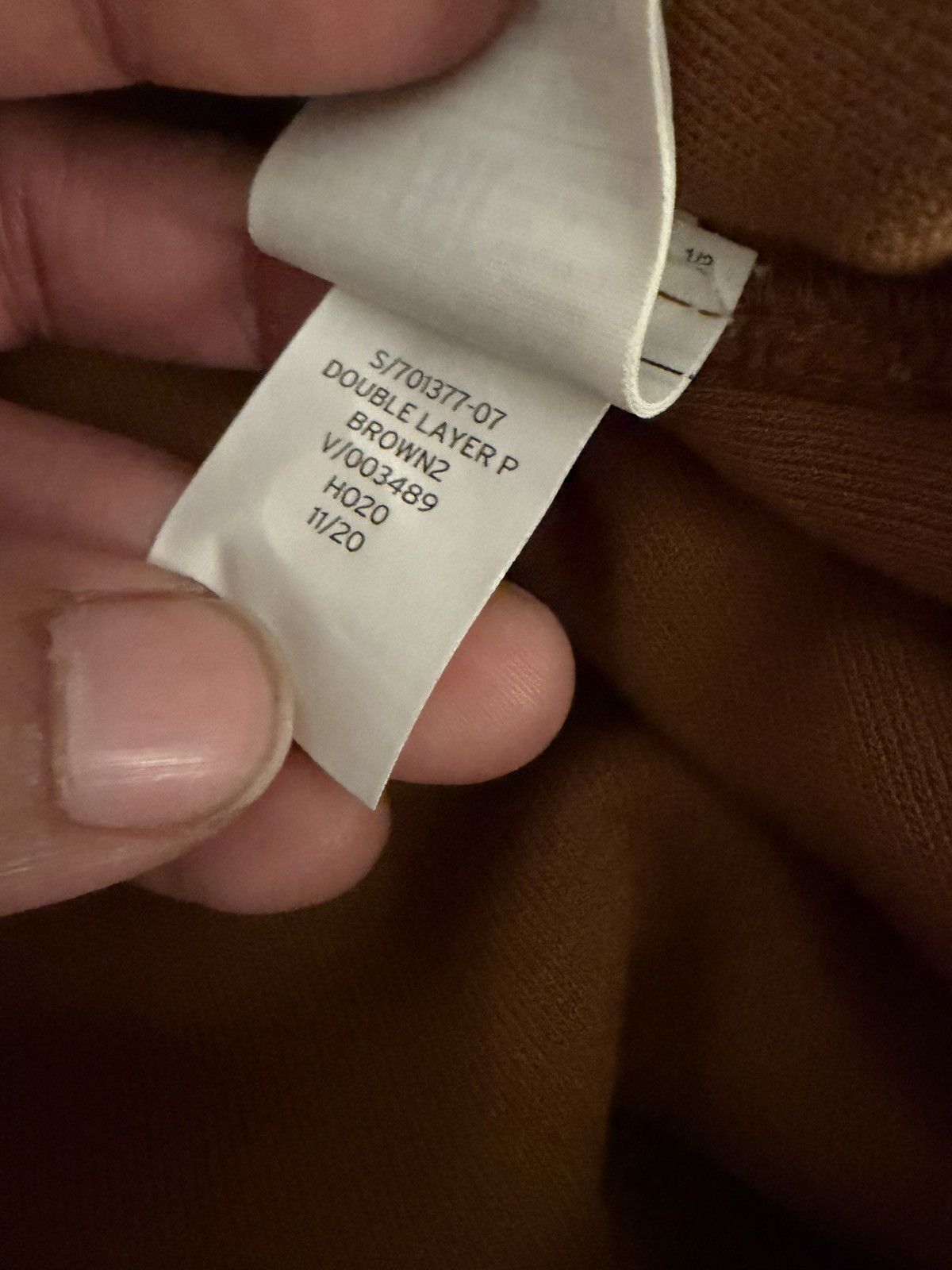 Gap × Yeezy YEEZY GAP LIGHT BROWN PERFECT HOODIE IN XXL Size US XXL / EU 58 / 5 - 6 Thumbnail