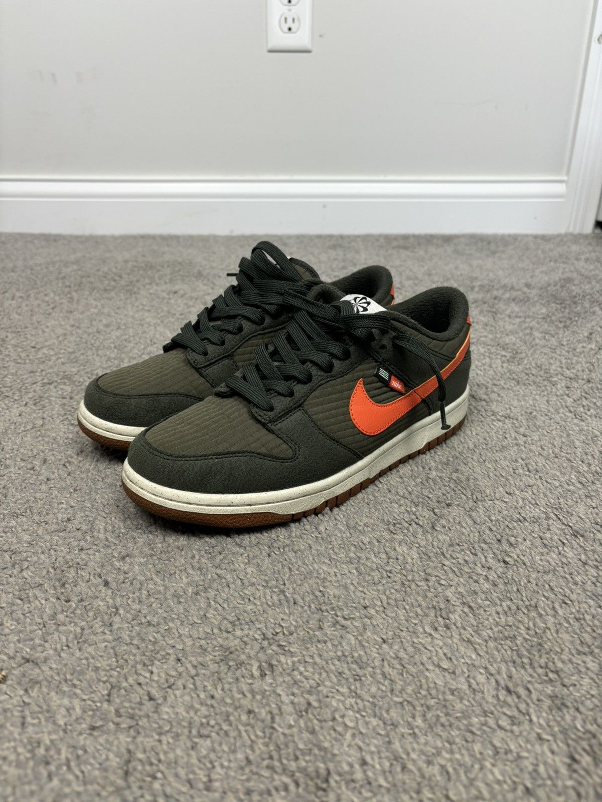 Nike Nike Dunk Low Retro Toasty Sequoia orange green mens 7 Size US 7 / EU 40 - 10 Thumbnail