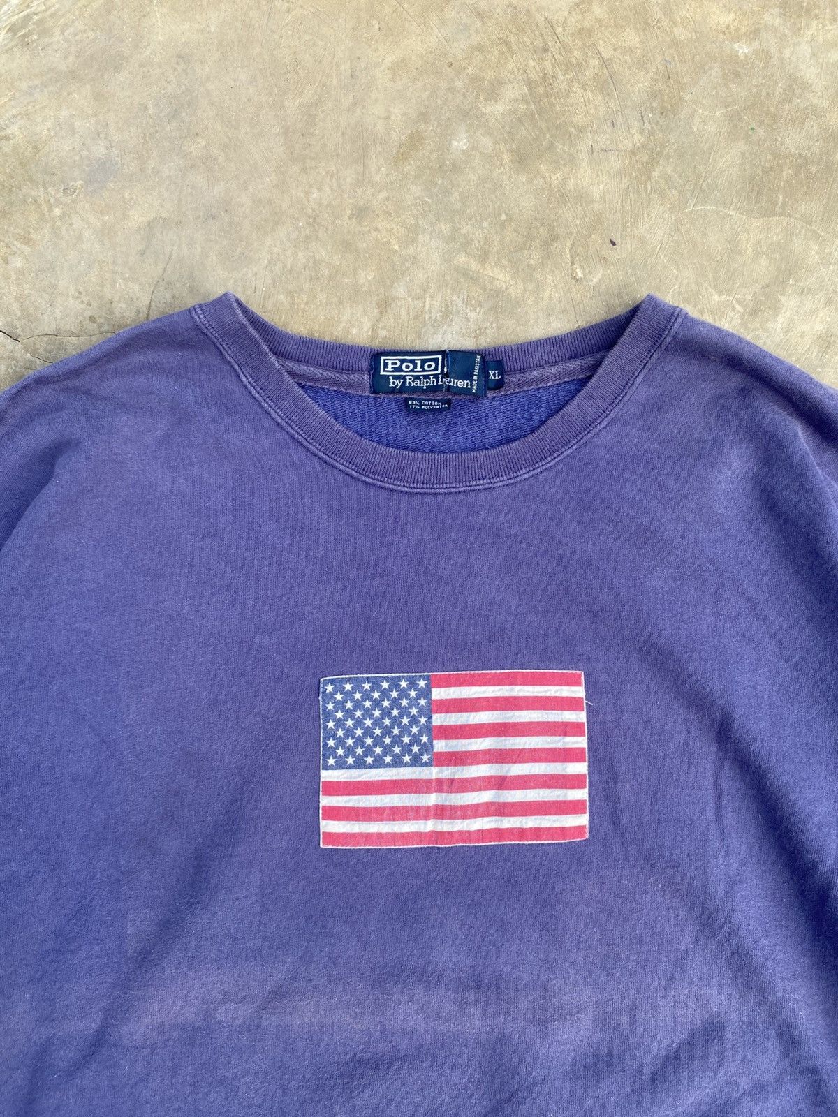 Polo Ralph Lauren × Vintage 90’s Polo Ralph Lauren America Flag Size US L / EU 52-54 / 3 - 3 Thumbnail