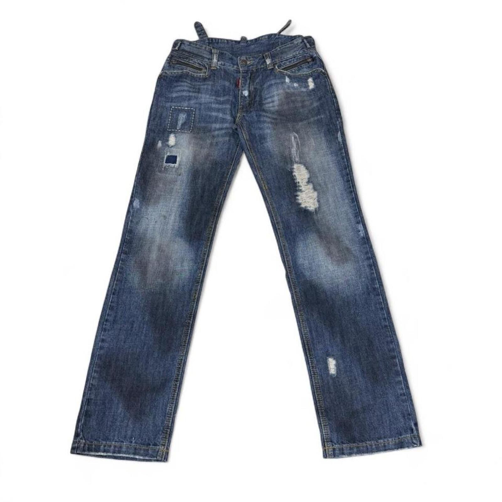Dsquared2 DSQUARED2 denim jeans distressed details Size US 32 / EU 48 - 2 Thumbnail