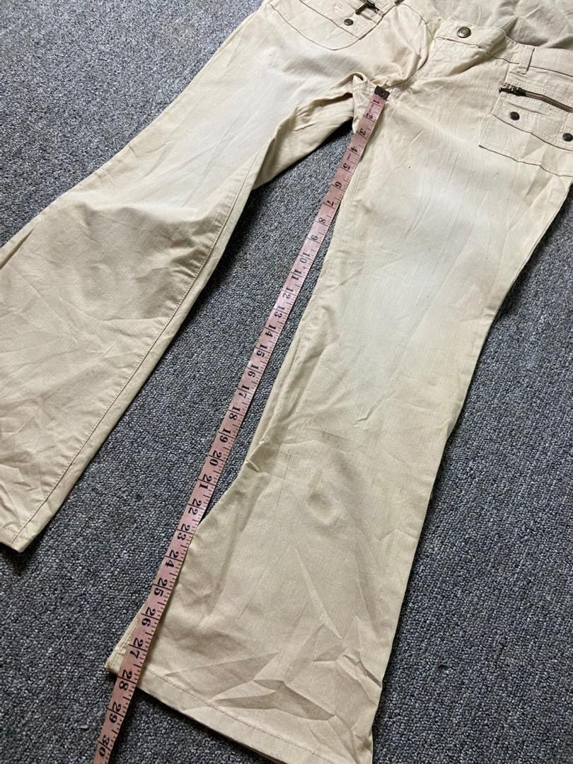 Japanese Brand A.I.N Japanese Brand High Rise Waist Flare Pants (184) Size 36" / US 14 / IT 50 - 6 Thumbnail