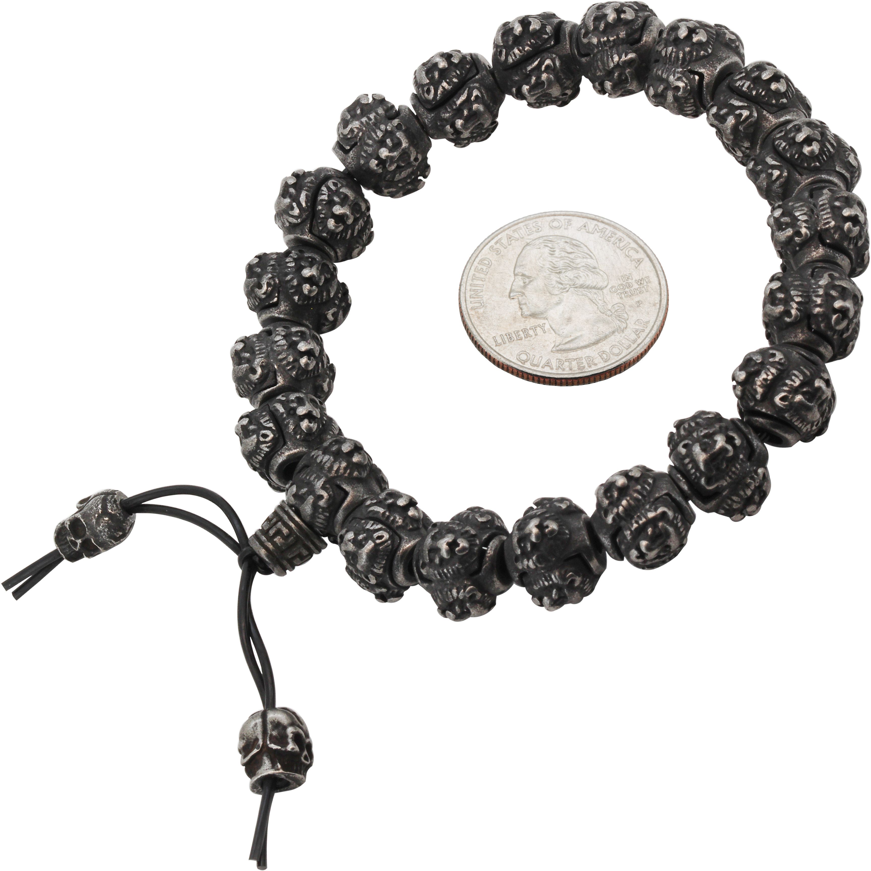Other 316L Stainless Steel Gunmetal 13mm Lion Stretch Bracelet 8” Size ONE SIZE - 1 Preview