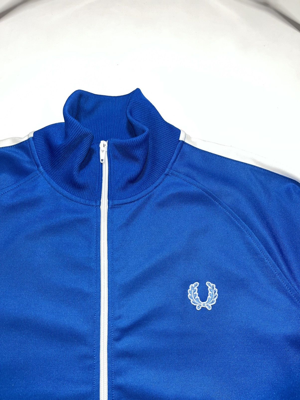 Fred Perry Vintage Fred Perry Blue Zipper/ Tracksuit Top Size L Size US L / EU 52-54 / 3 - 10 Thumbnail